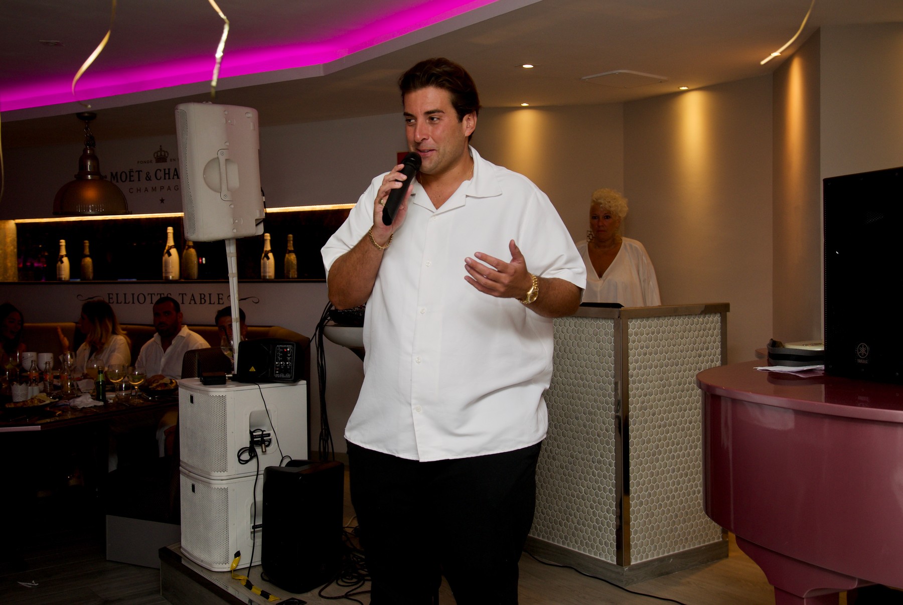 EXCLUSIVE: James Argent singing with fans in Spain
