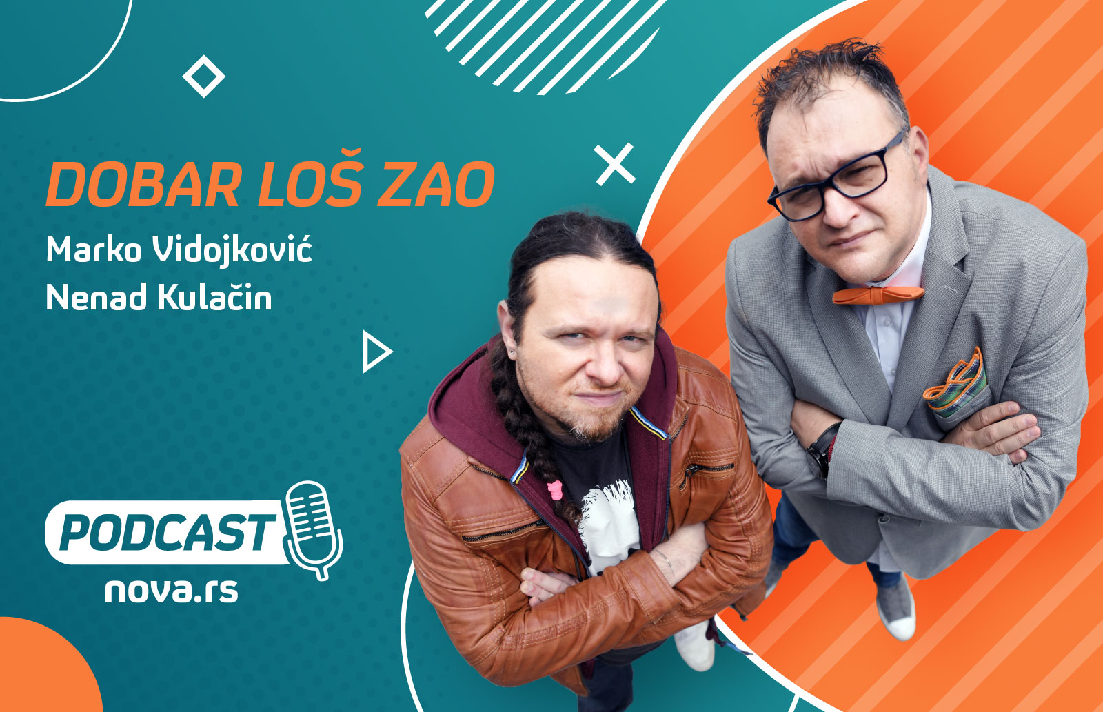 Dobar Los Zao baner podcast, potkast, Marko Vidojkovic i Nenad Kulacin
