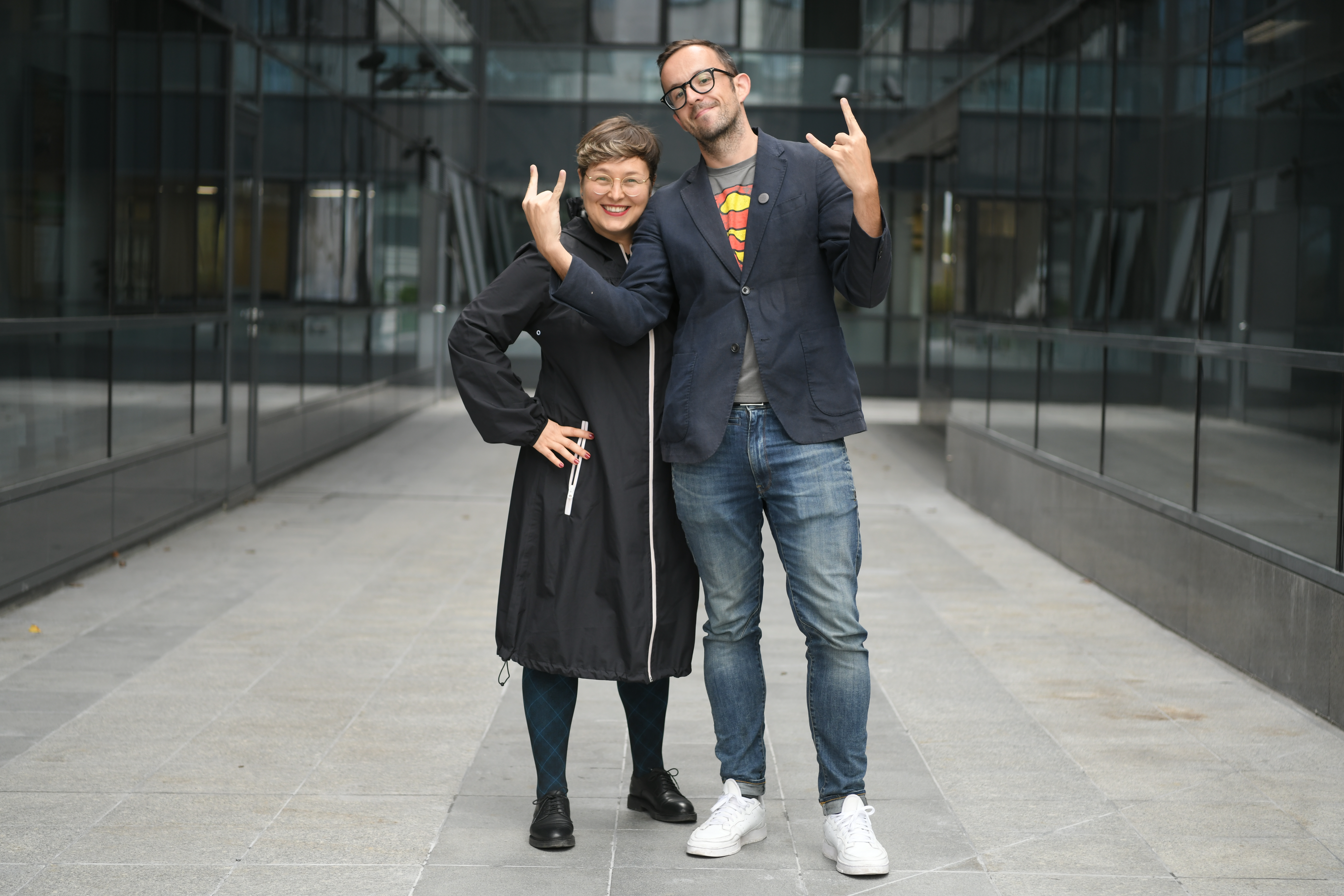 Beograd, 01.10.2020. Magdalena Belić, Milan Vukelić podcast, potkast, Foto: Dragan Mujan/Nova.rs