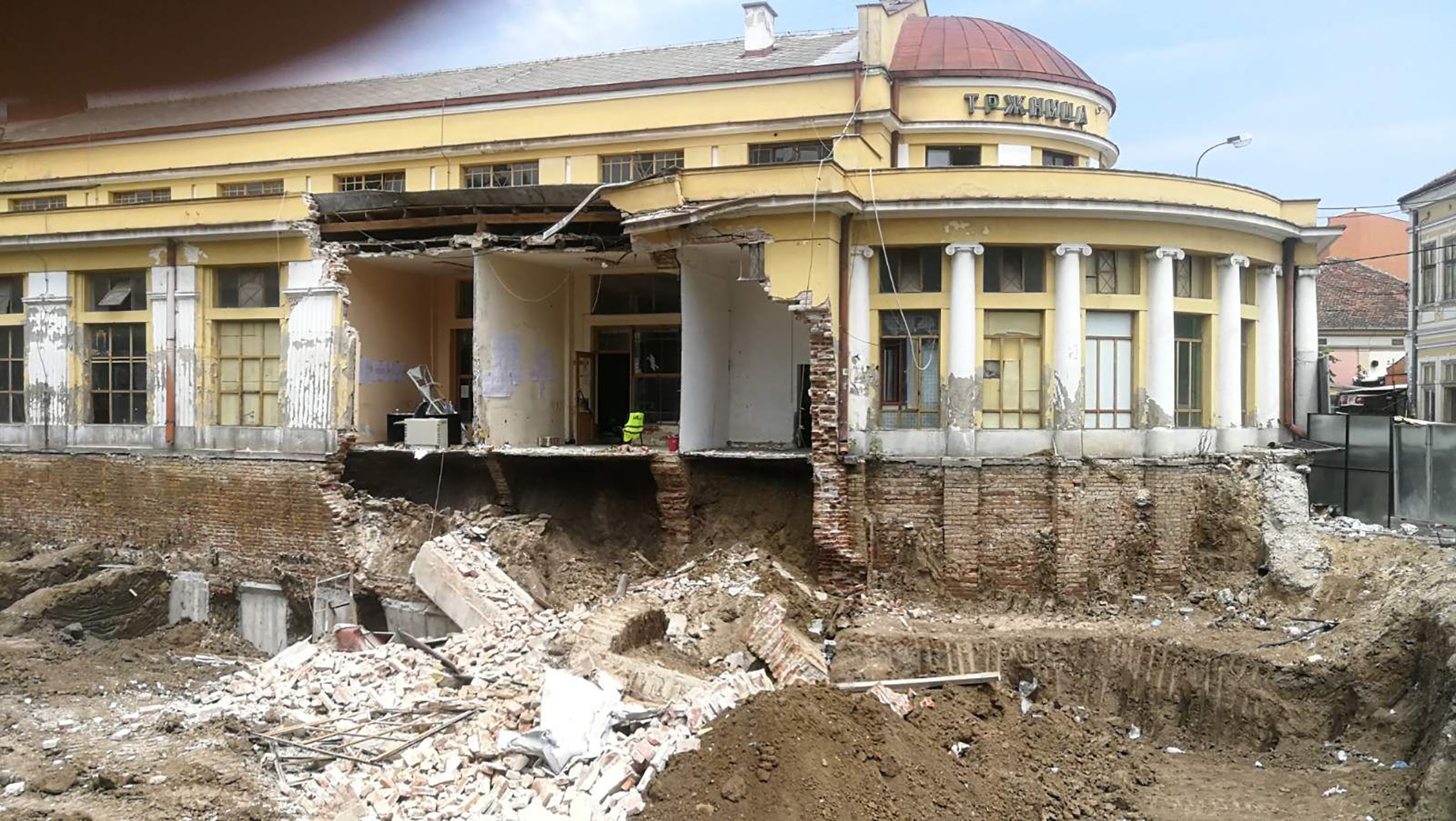 tržnica kragujevac rušenje