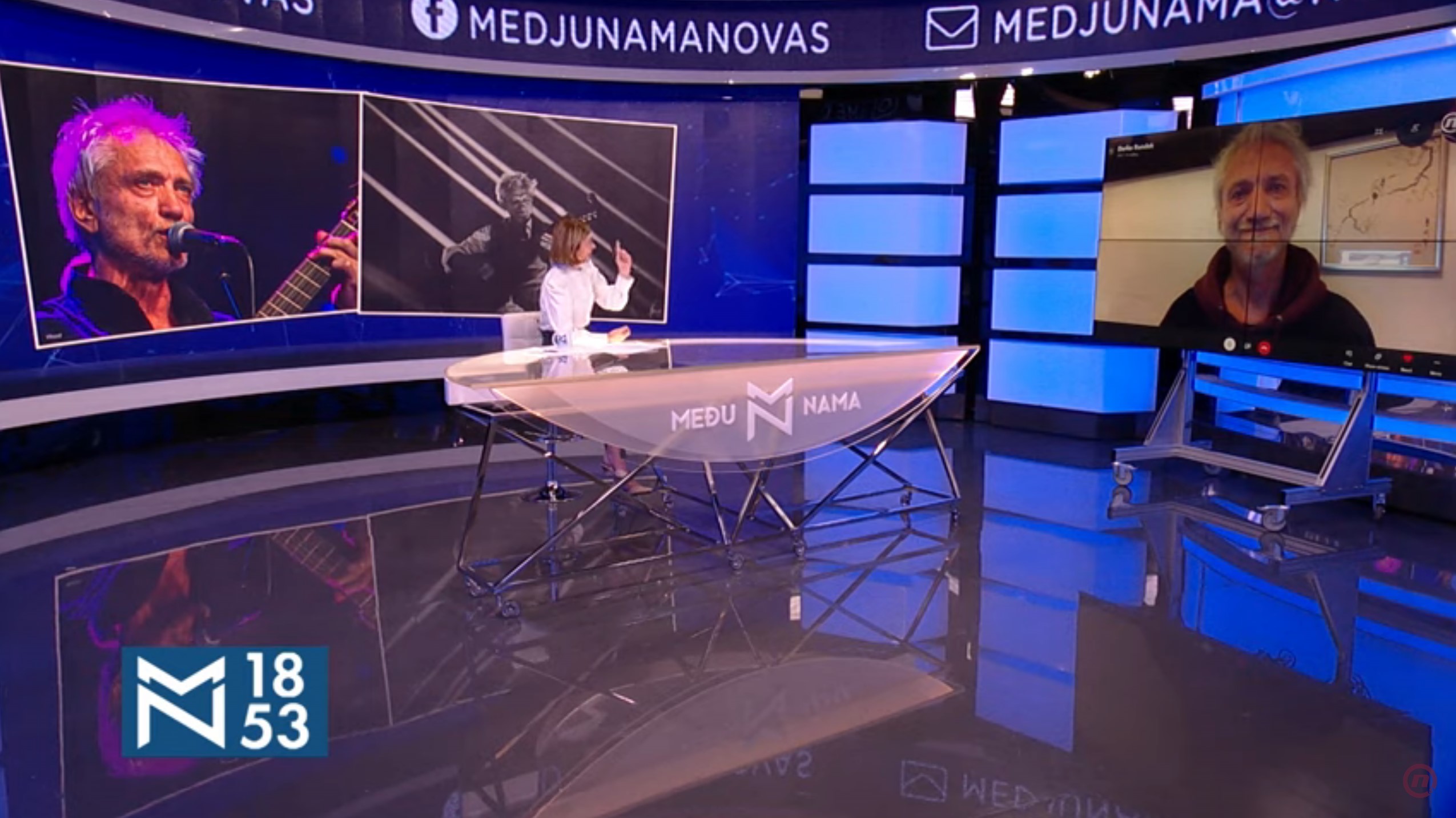 Darko Rundek, emisija Među nama, Medju nama Foto: NOVA S