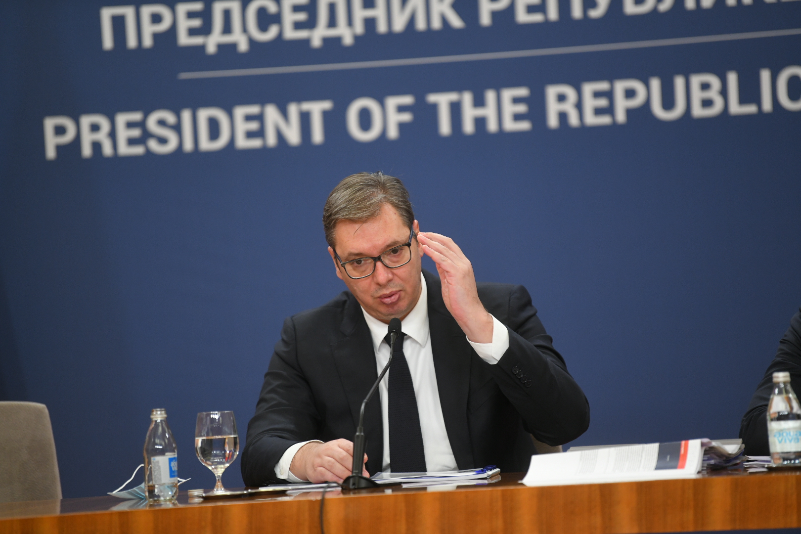 Beograd, 09.12.2020. Palata Srbije, predsednik Srbije Aleksandar Vučić sastaće se s ministrima i direktorima javnih preduzeća zaduženim za strateške projekte infrastrukture, rudarstva, energetike i privrede. Foto: Nemanja Jovanović/Nova.rs