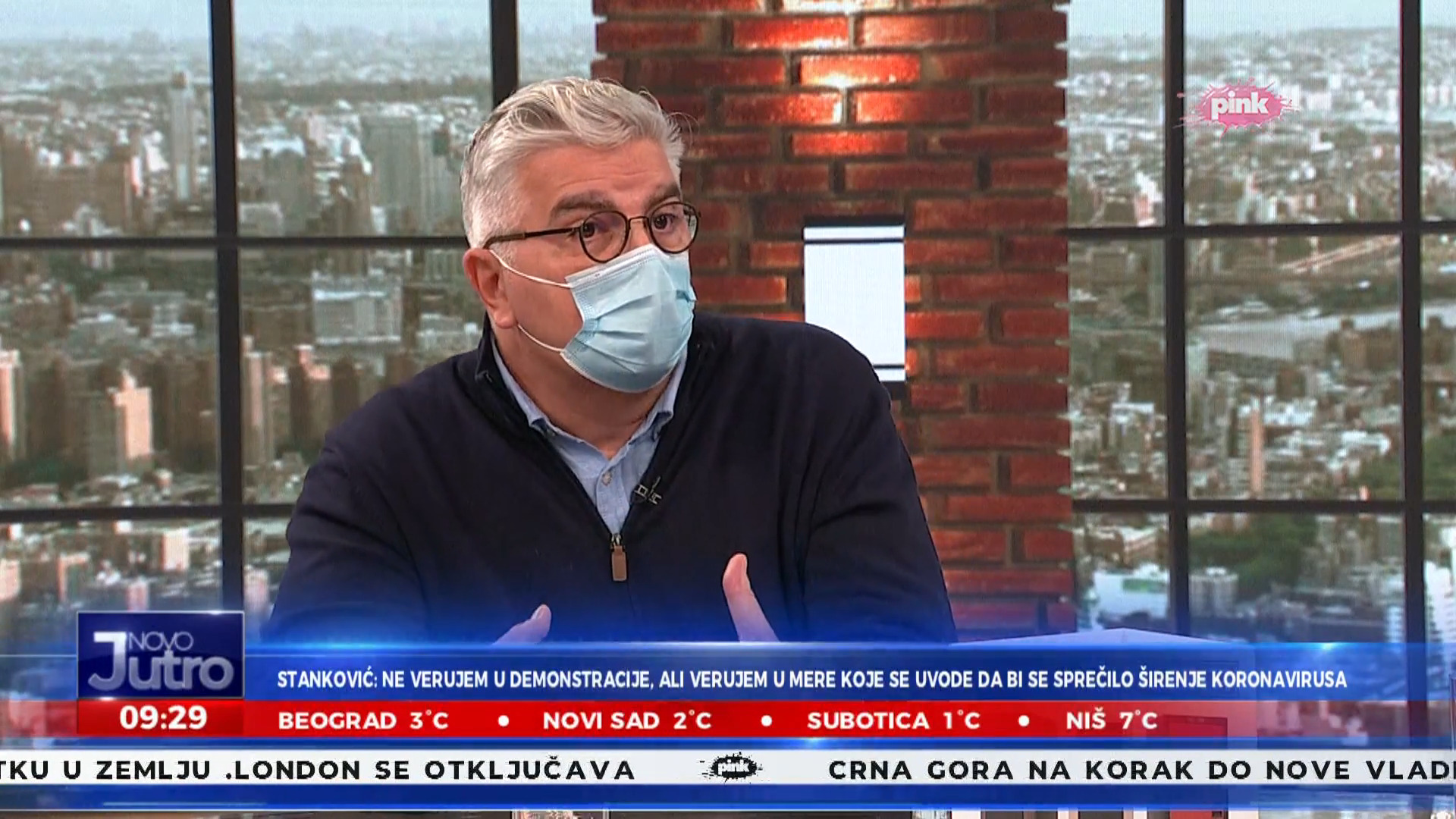 Nebojša Krstić, jutarnji program Novo jutro Foto: Screenshot/Tv Pink