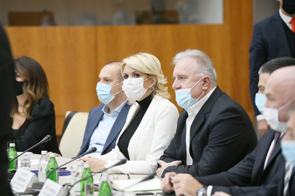 Beograd, 02.11.2020. Palata Srbija, Posebna sednica Vlada Srbije, Zlatibor Lončar, Darija Kisić Tepavčević, Ratko Dmitrović Foto: Vesna Lalić/Nova.rs