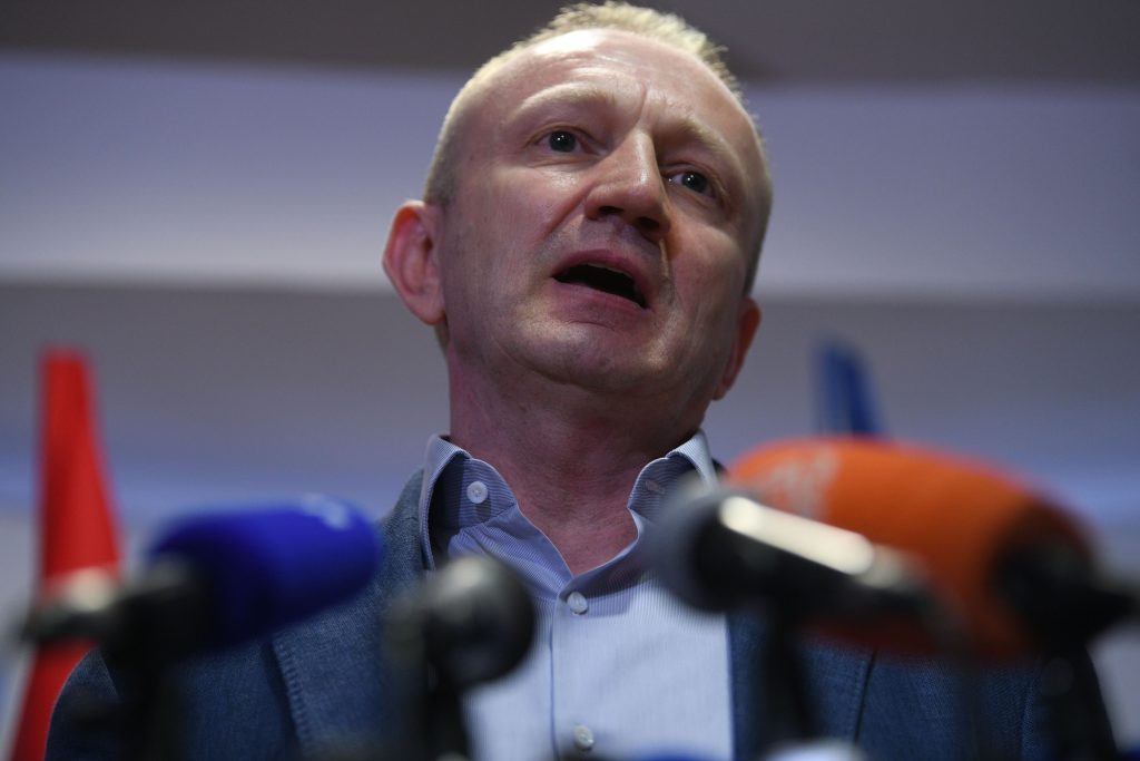 Beograd 10. avgust 2020. Udruzena opozicija Srbije konferencija za novinare Foto:Filip Krainčanić/Nova.rs