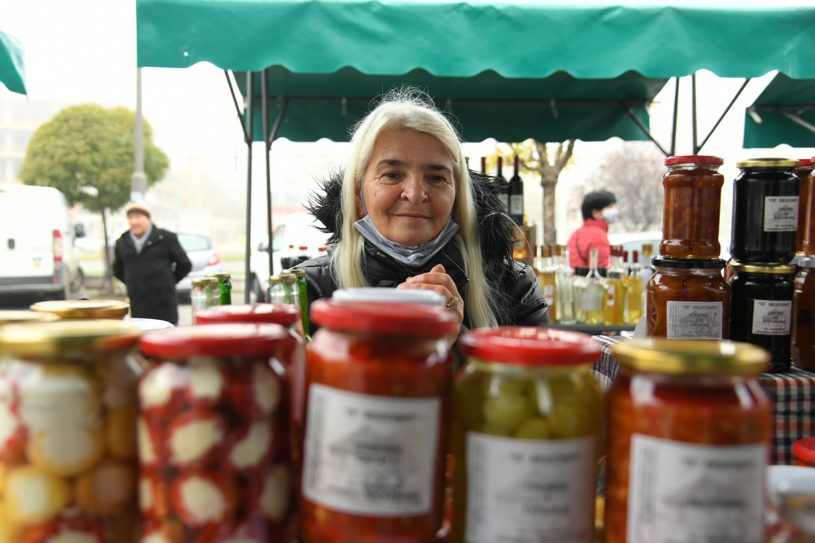 Beograd 07. novembar 2020. Zimnica na zelenoj pijaci Blok 44 Novi Beograd Foto:Nemanja Jovanović/Nova.rs