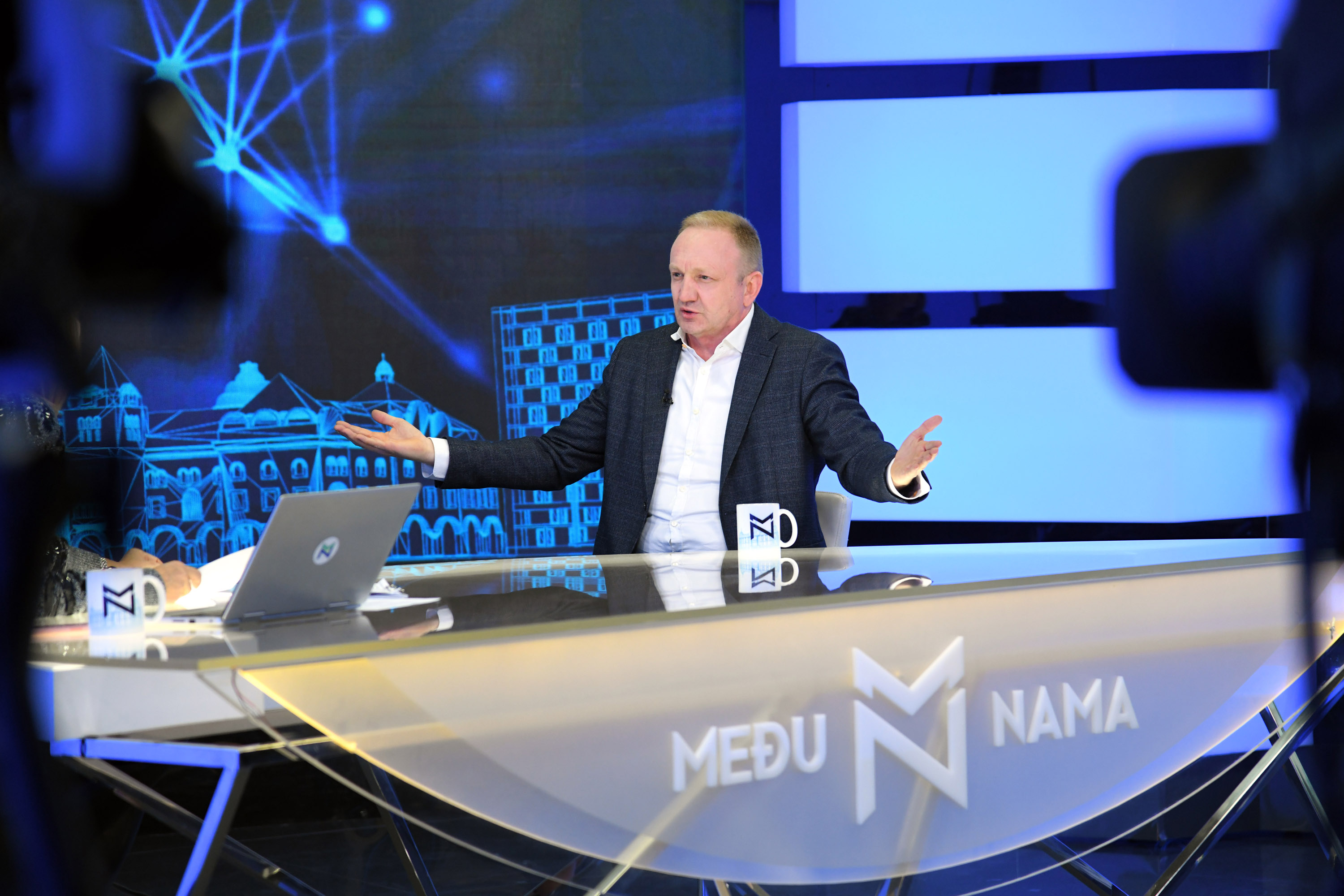 Beograd 09. novembar 2020. Snimanje emisije Medju nama na televiziji Nova S Dragan Djilas Foto:Nemanja Jovanović/Nova.rs