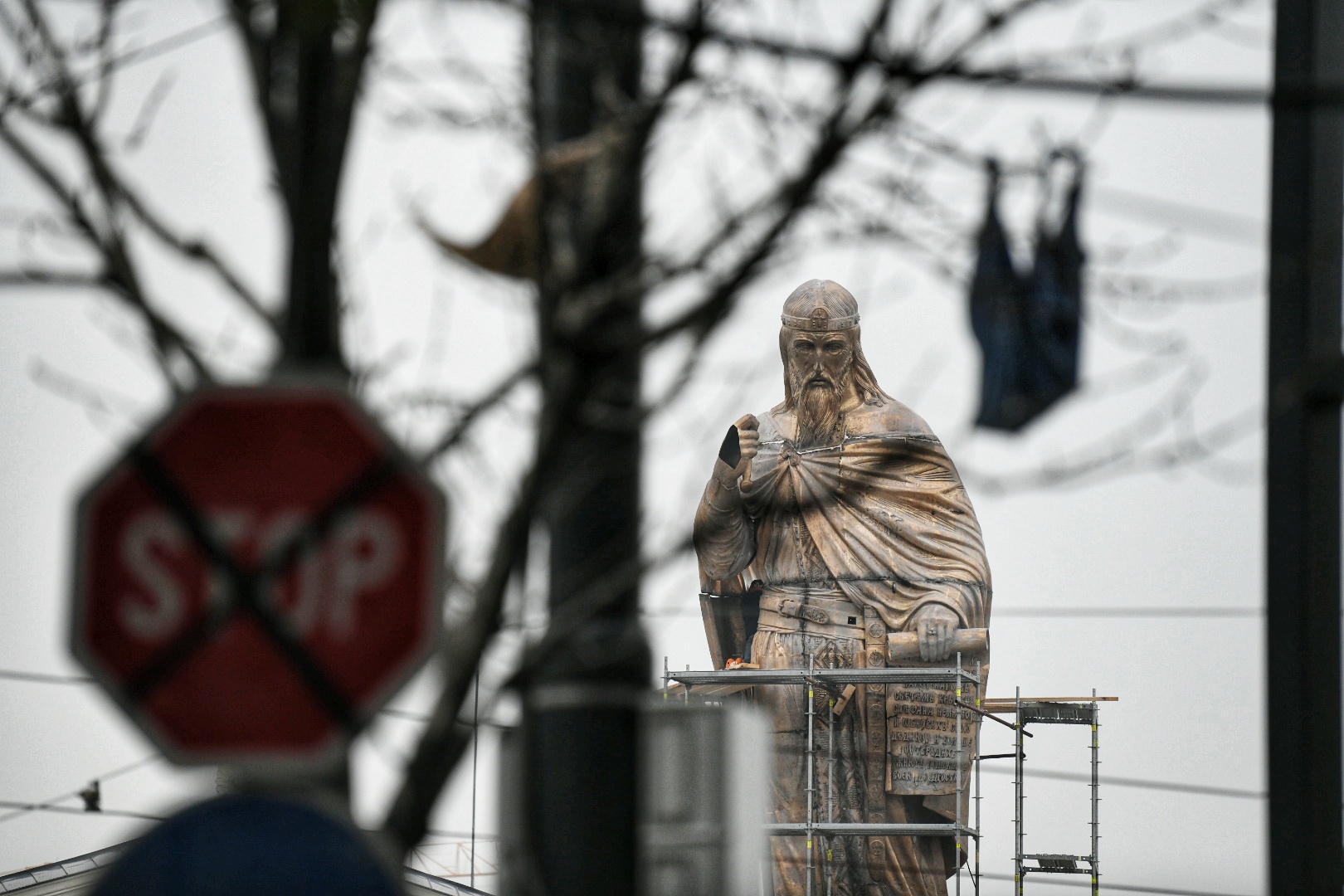 Beograd, 13.11.2020. Stefan Nemanja spomenik, Spomenik Stefanu Nemanji Foto: Vesna Lalić/Nova.rs