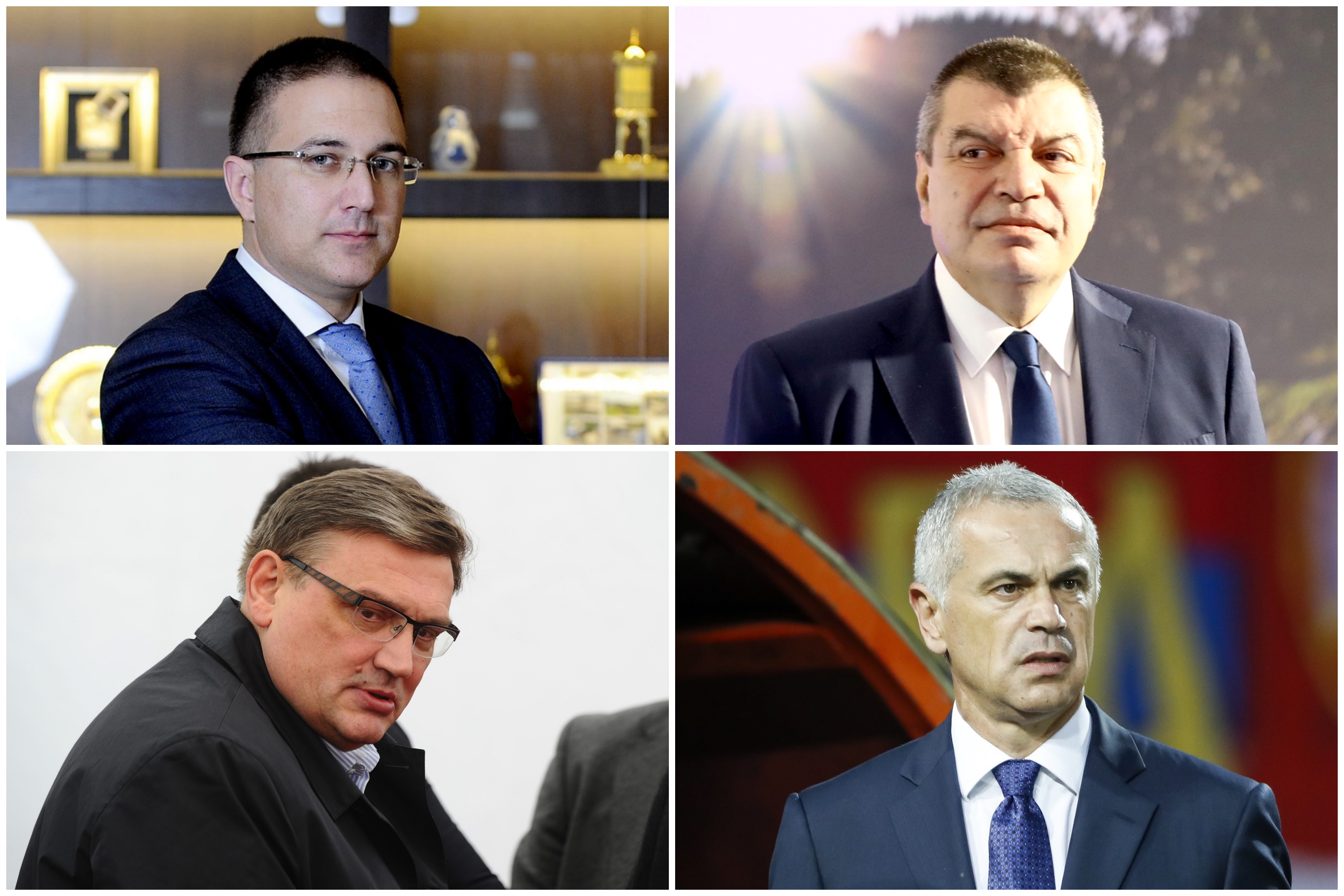 Nebojša Stefanović, Milorad Grčić, Zoran Drobnjak, Zvezdan Terzić, kombo Foto: Arhiva/Srdjan Stevanovic/Starsport
