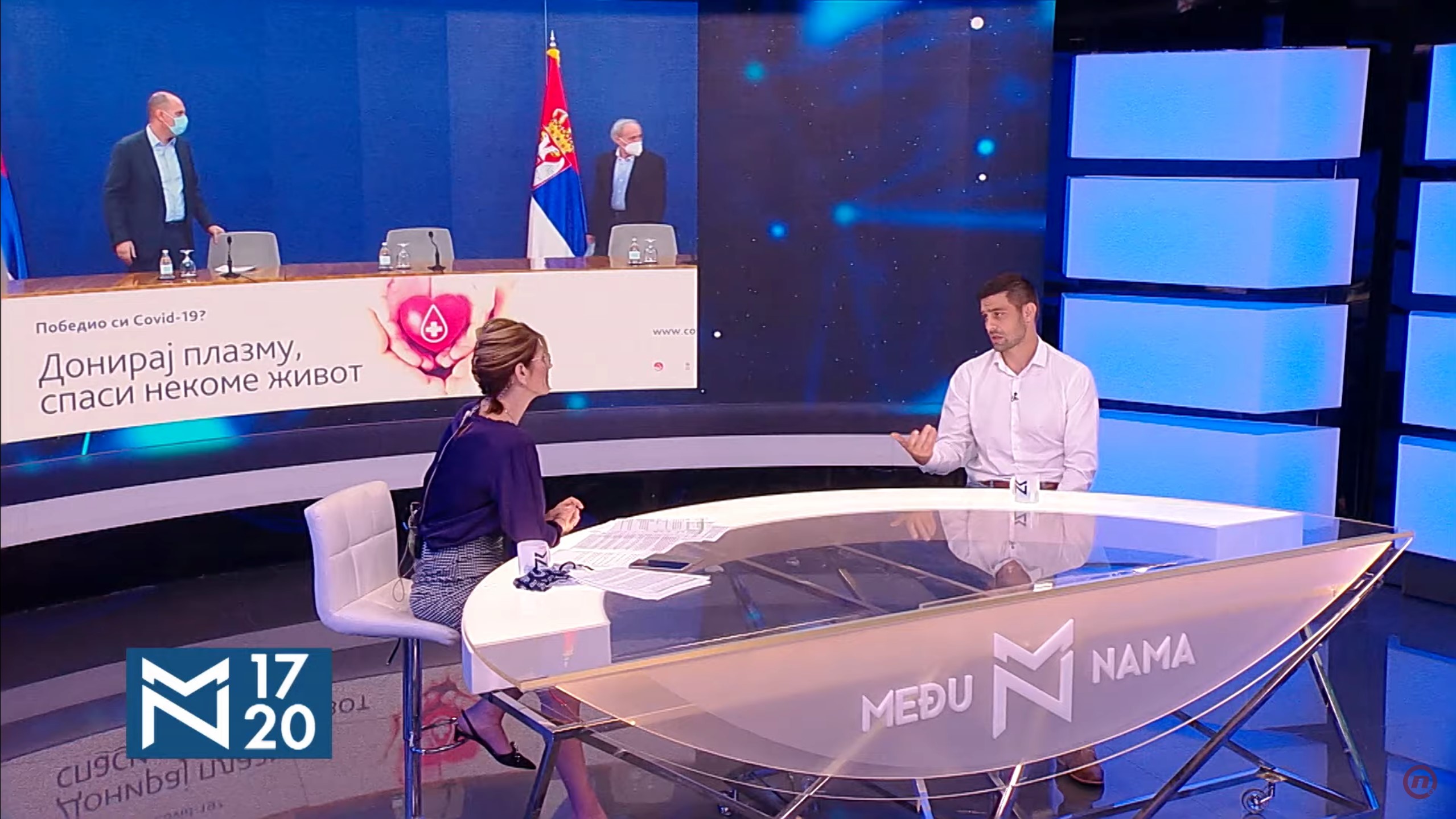Mladen Mrdalj, emisija Među nama, Medju nama Foto: NOVA S