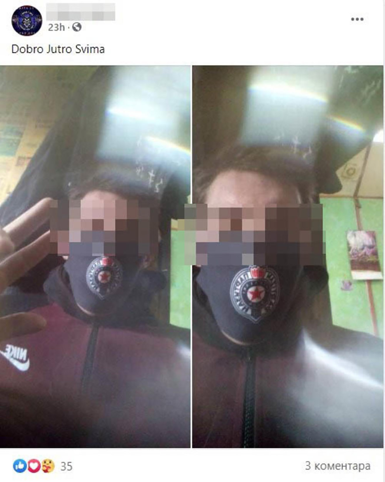 M.J. uhapšen pod sumnjom da je na smrt pretukao komšiju Savu Krstića Foto: Facebook