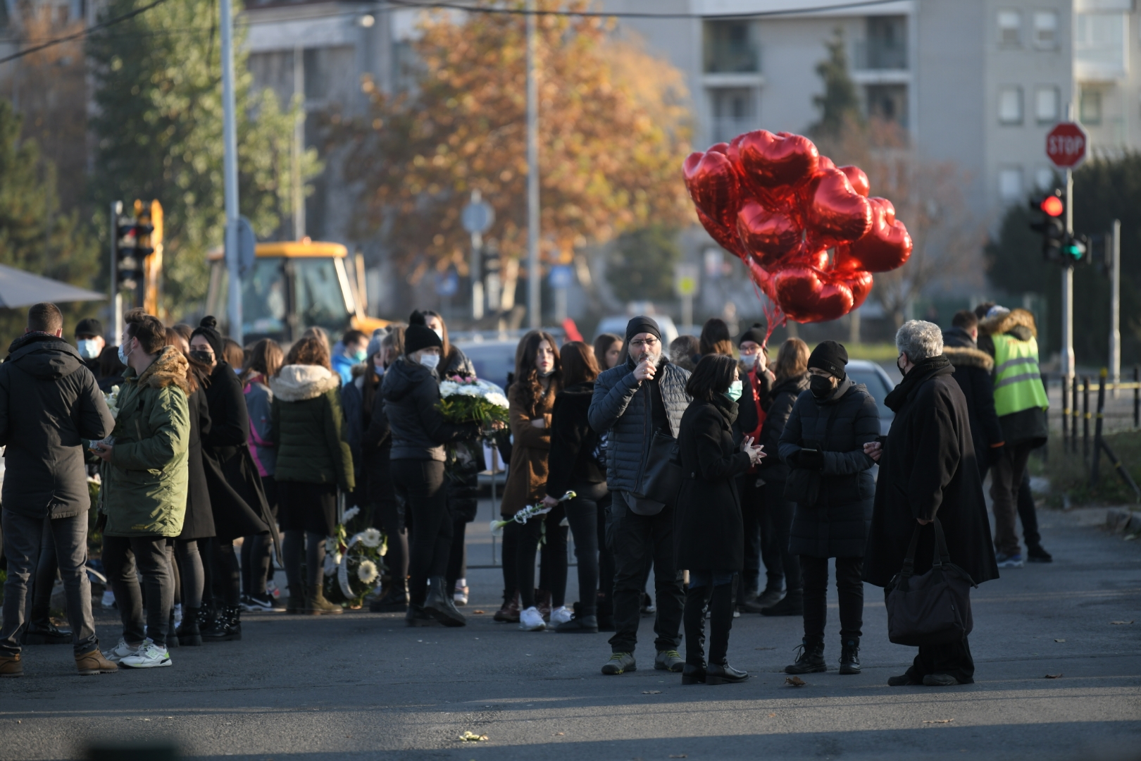 01.12.2020. Sahrana Minje Draganic, Minja Draganic sahrana, bezanijsko groblje