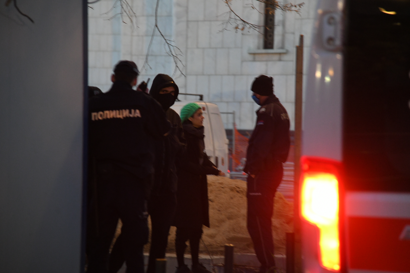 Beograd 01.12.2020. Hram Svetog Save, hronika, pokušaj samoubistva, žena, policija Foto: Nemanja Jovanović/Nova.rs