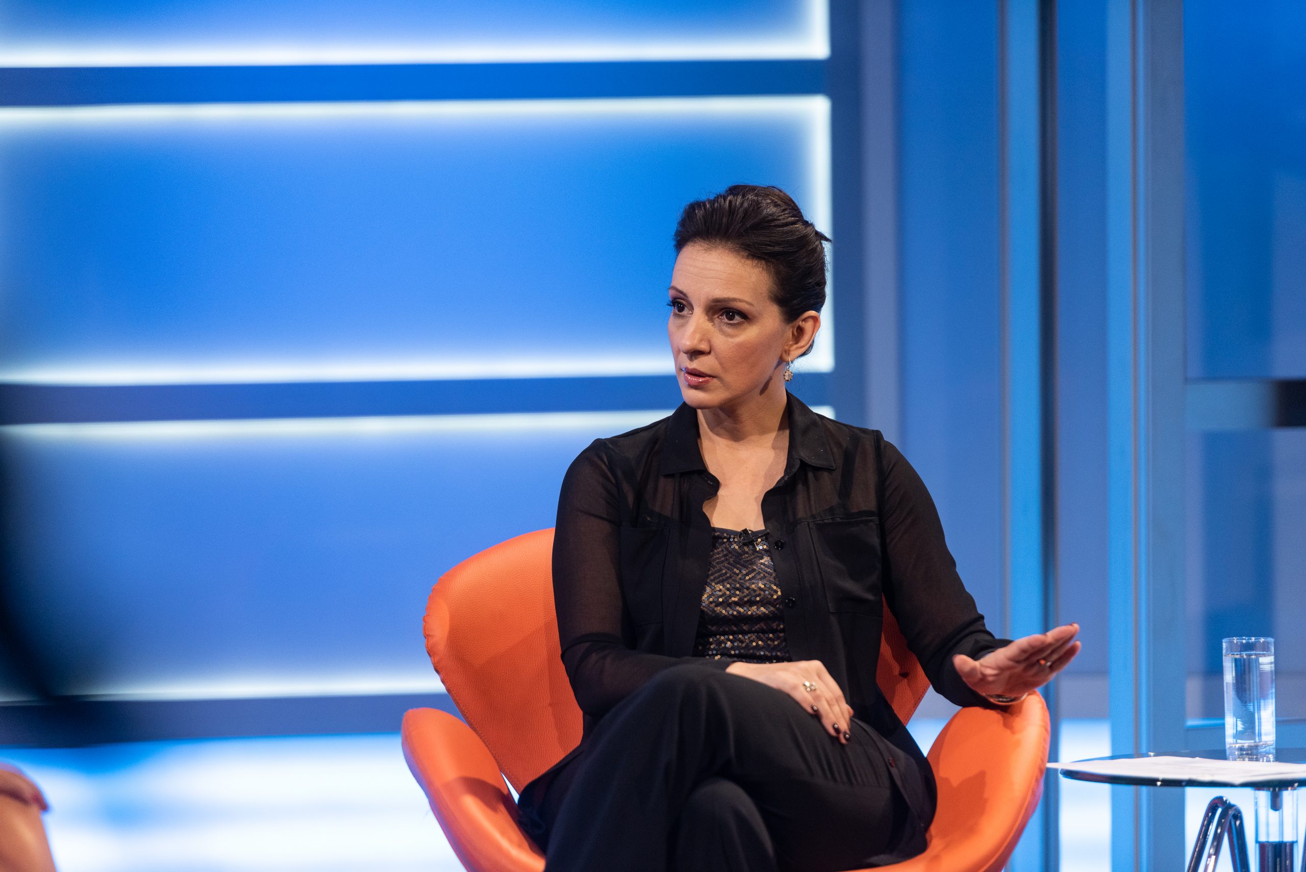 Beograd 20.09. 2020. Marinika Tepić, emisija Utisak Nedelje Foto: Ivan Dinić/NOVA S