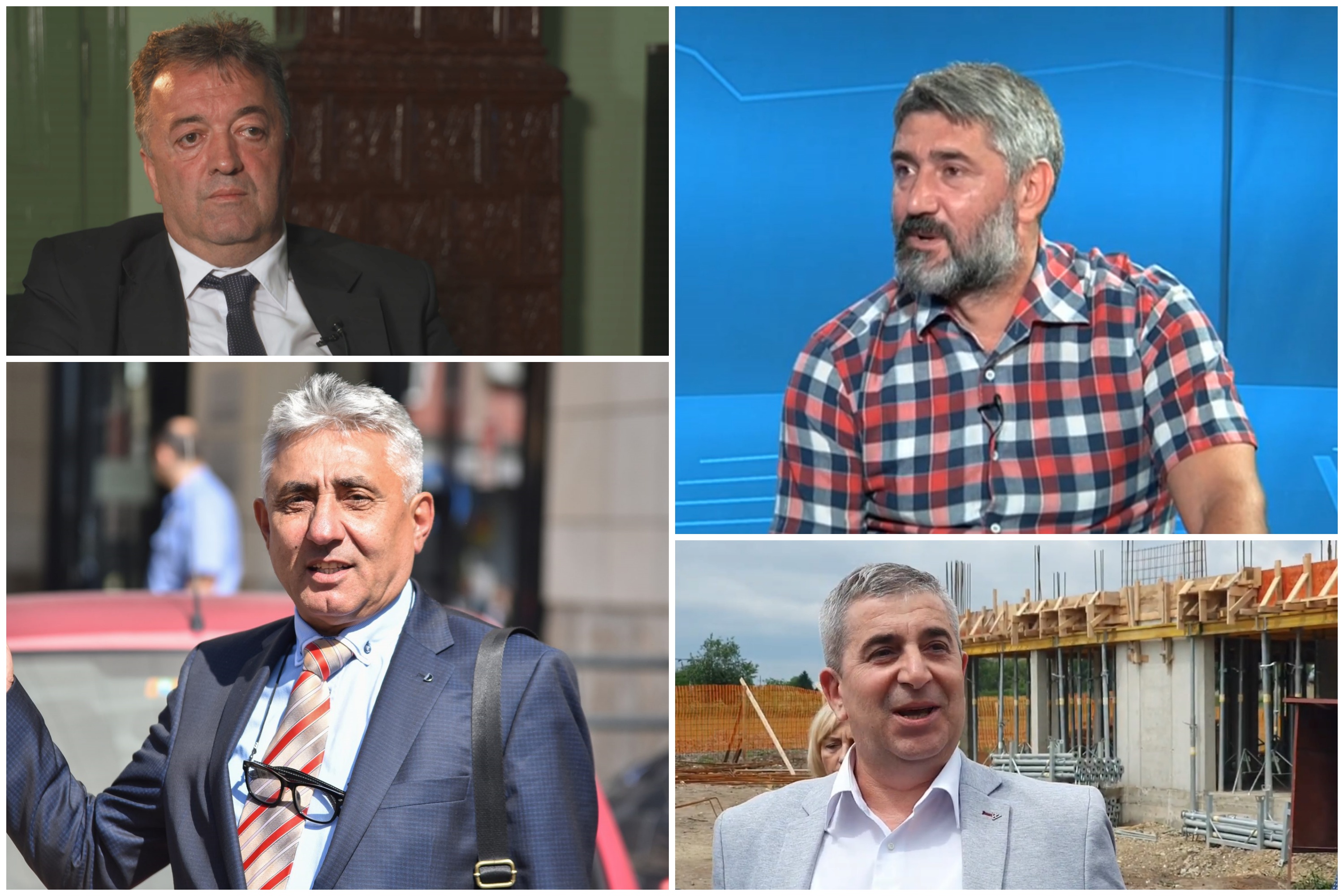 Milutin Jeličić Jutka, Dragan Blažić, Dragoljub Simonović, Bogdan Laban, kombo Foto: Printscreen/YouTube/Insajder Video/RTV Mag/Nikola Tumbas/Arhiva