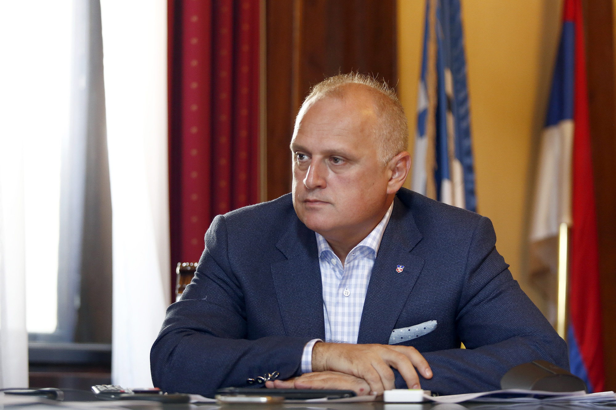 BEOGRAD 24.08.2018 Goran Vesic, intervju RAS/foto Vesna Lalic