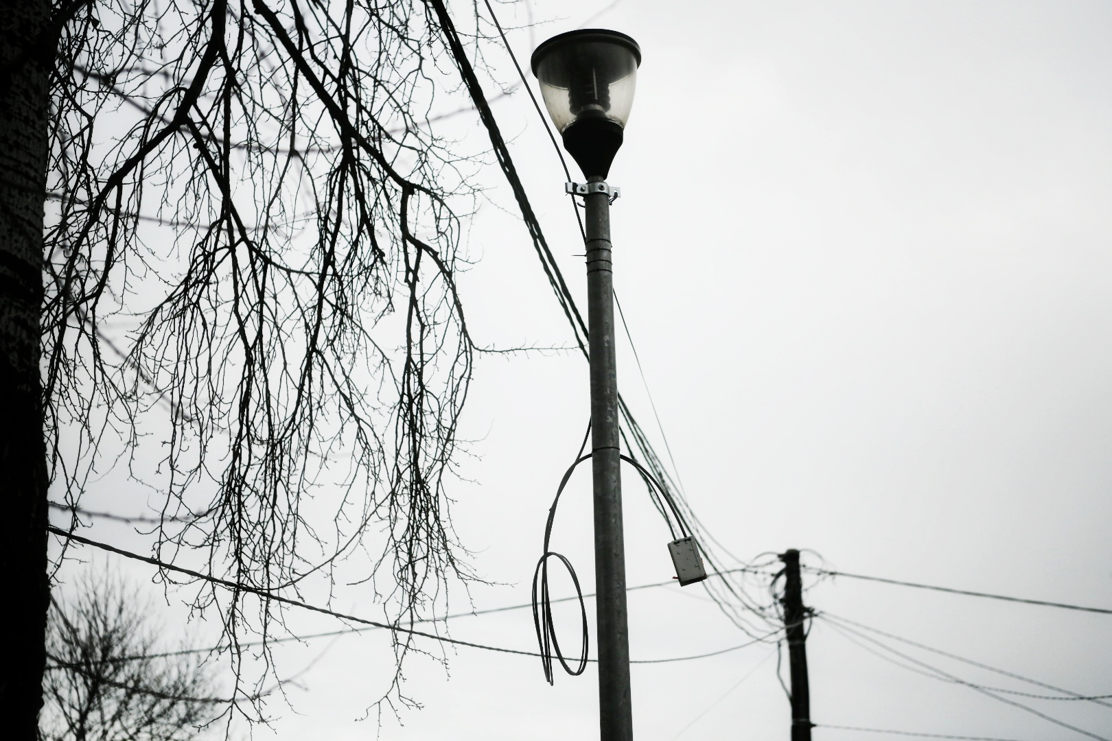 Beograd 09. decembar 2020. Novi Beograd, blokovi, struja, bandera, zice, isecena struja, splavovi Foto:Vesna Lalić/Nova.rs