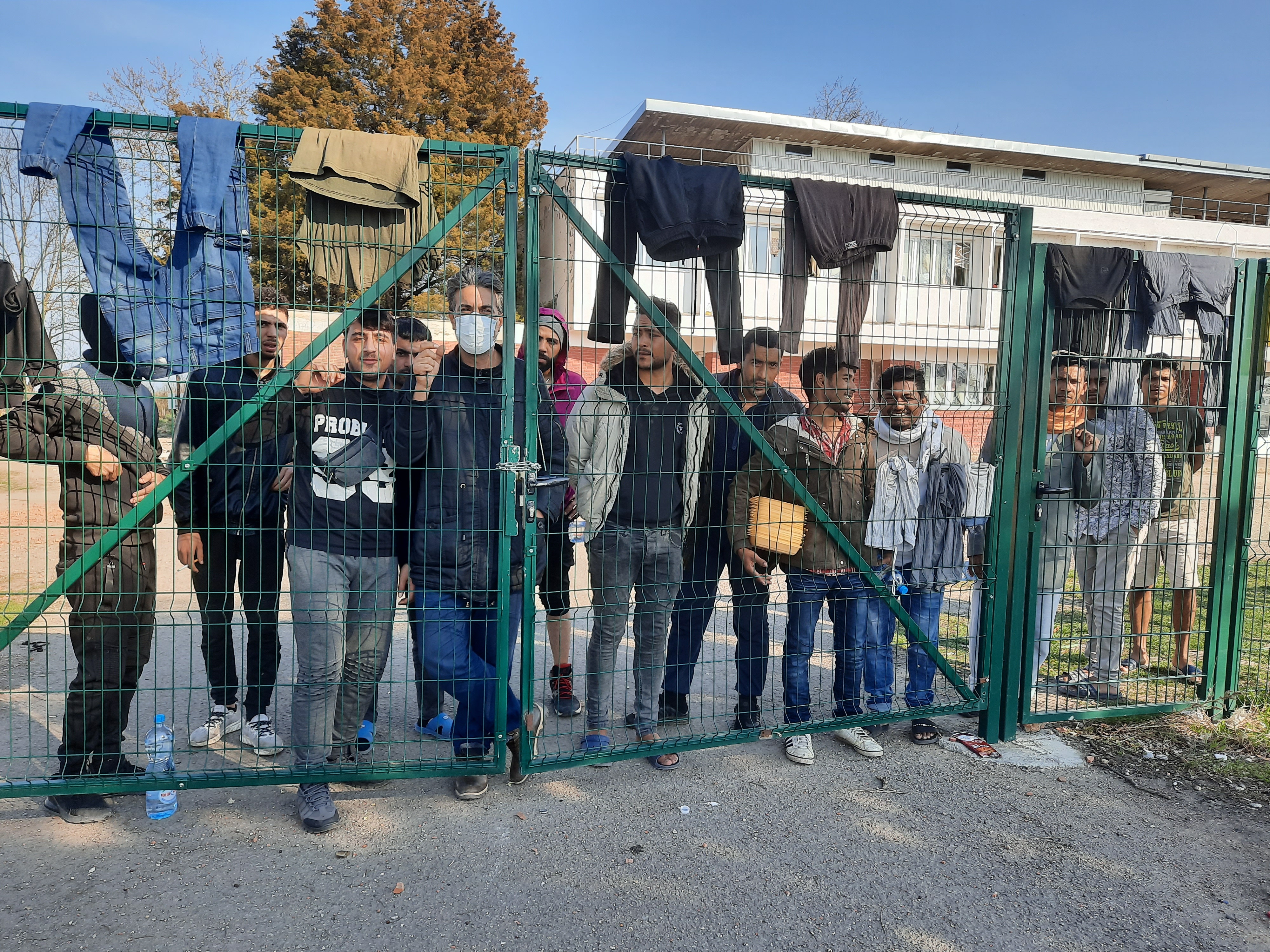 Banatska Topola, Izbeglički kamp