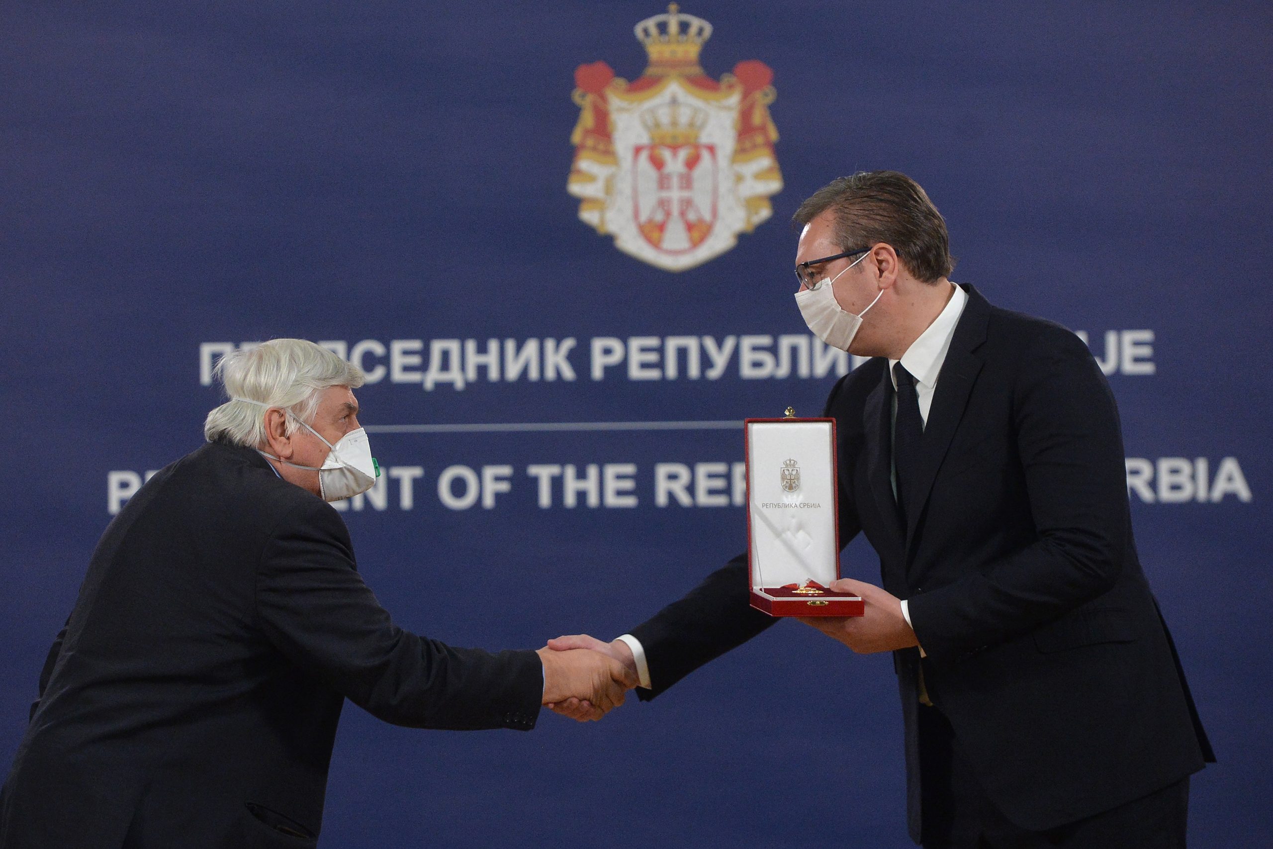Beograd, 30. novembra 2020 - Epidemiolog Branislav Tiodorovic. Predsednikk Republike Srbije Aleksandar Vucic danas urucio odlikovanja. FOTO  TANJUG/ ZORAN ZESTIC/bs