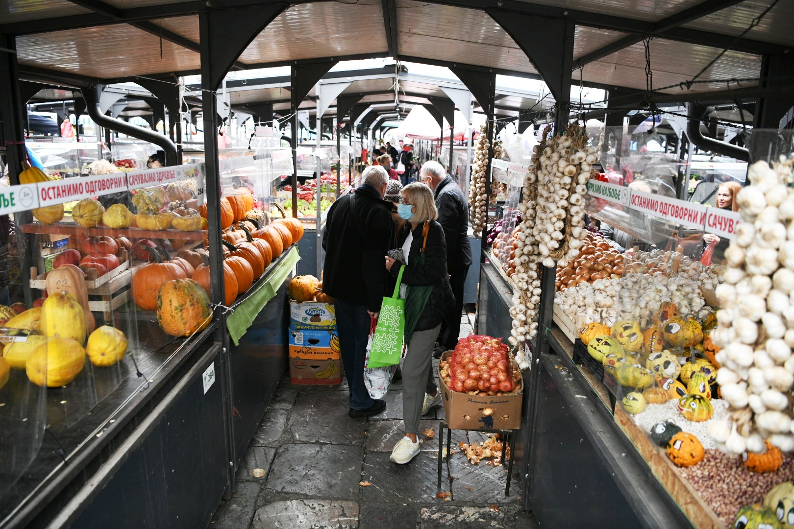 Beograd, 31.10.2020. Kalenić pijaca, povrće, voće, tezga, tezge Foto: Vesna Lalić/Nova.rs