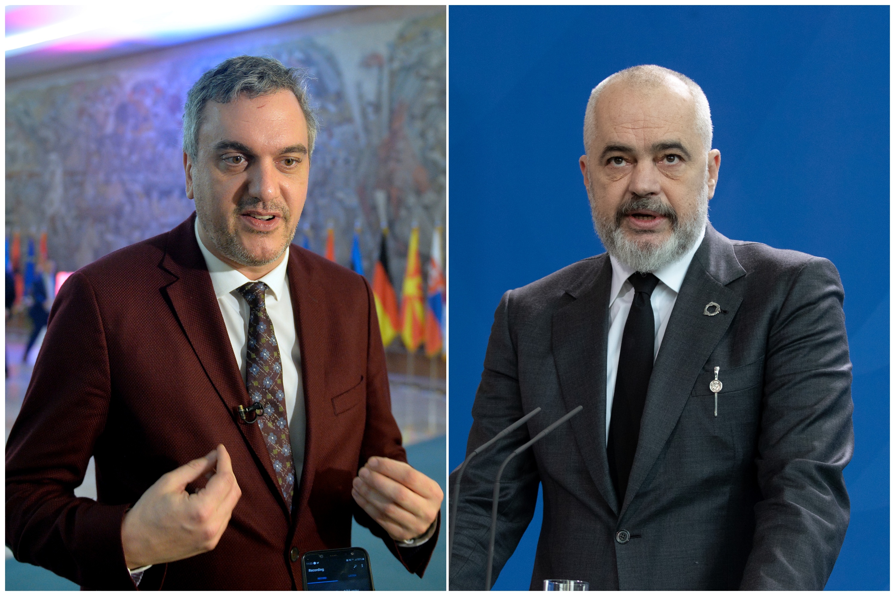 Marko Cadez i Edi Rama