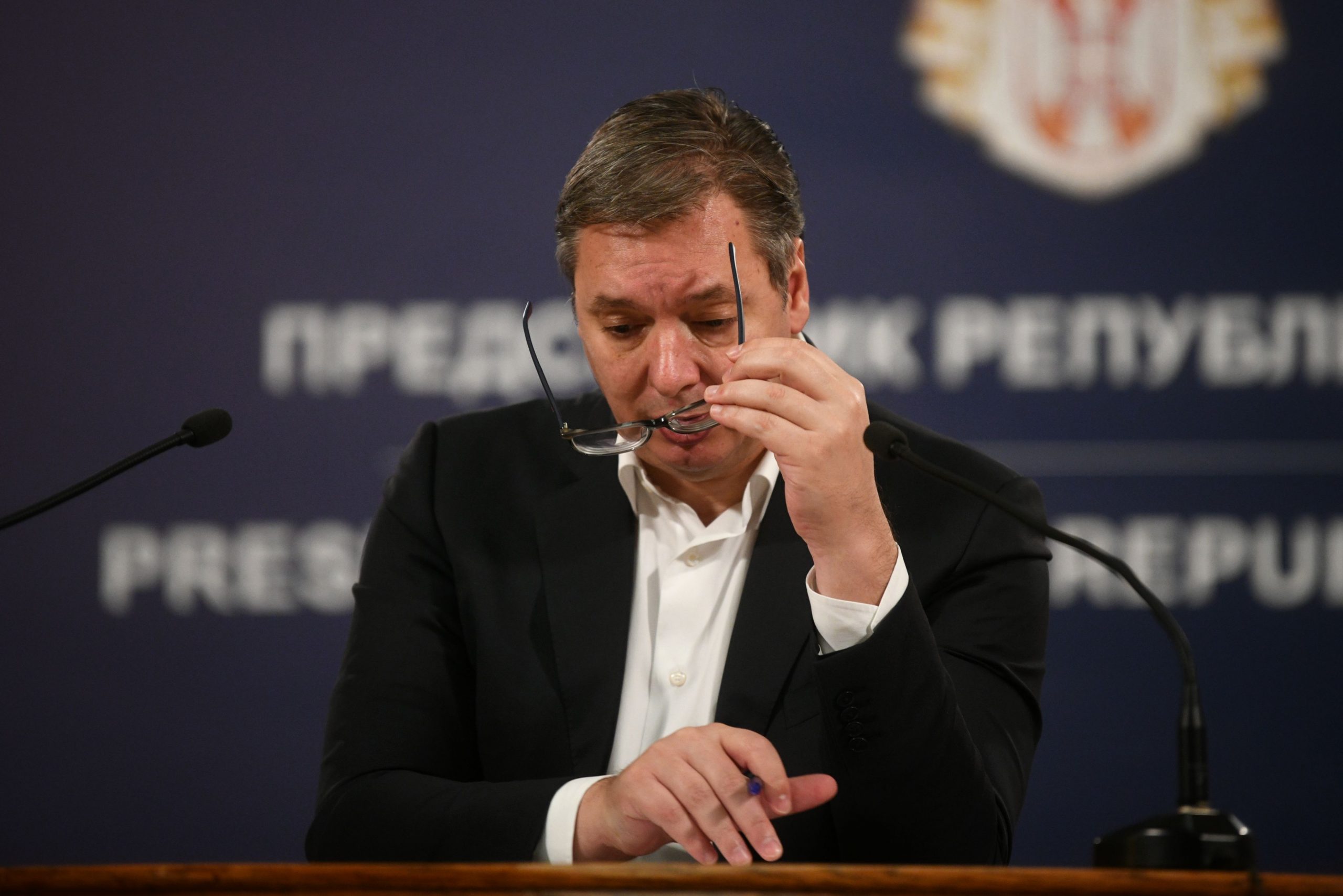 Beograd, 12.11.2020. Aleksandar Vučić, Predsedništvo, obraćanje predsednika Foto: Filip Krainčanić/Nova.rs