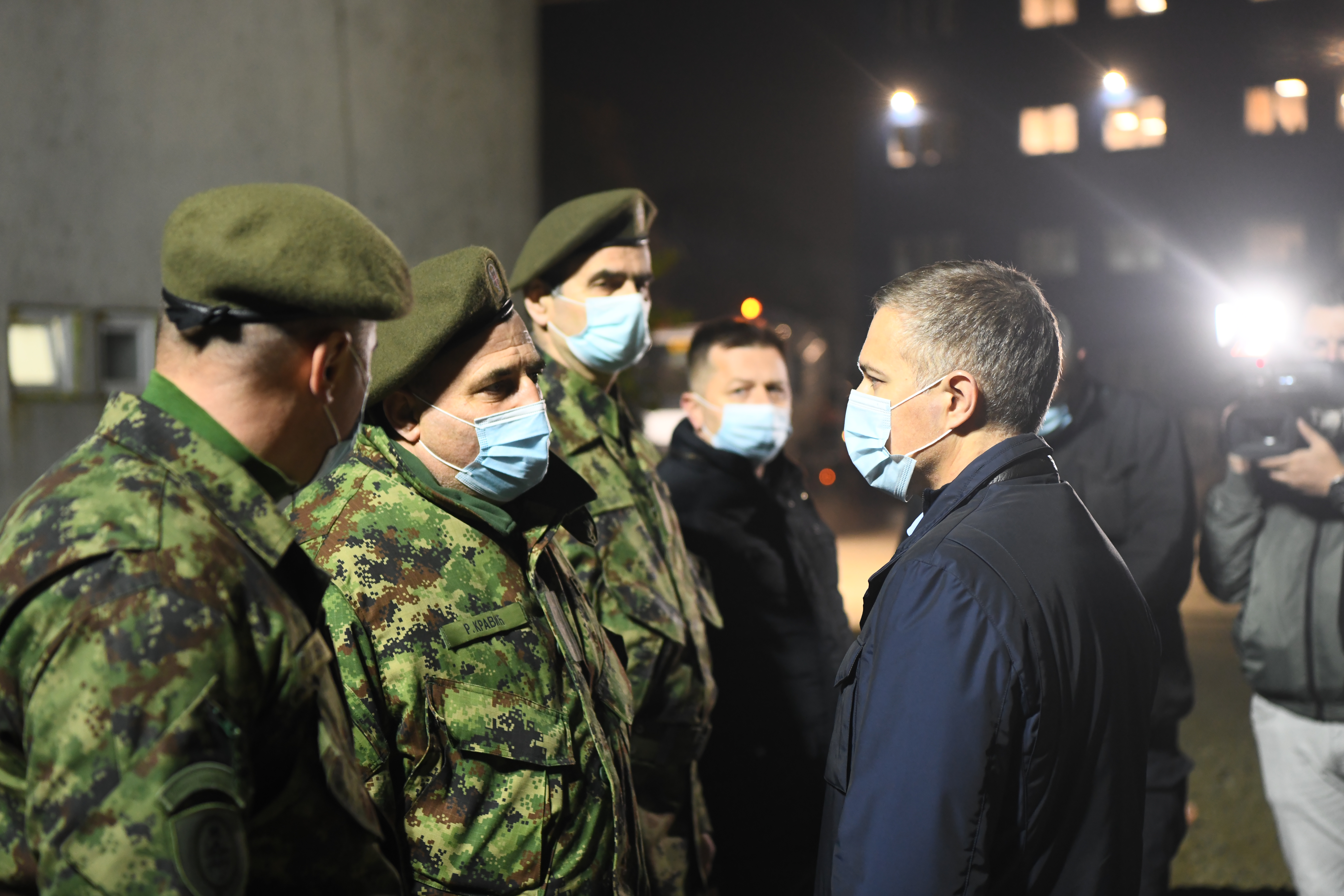 Beograd, 07.11.2020. Batajnica, vojni kompleks "Zemun Ekonomija", izgradnja nove kovid bolnice, Aleksandar Vučić, ministar odbrane Nebojša Stefanović Foto: Goran Srdanov/Nova.rs