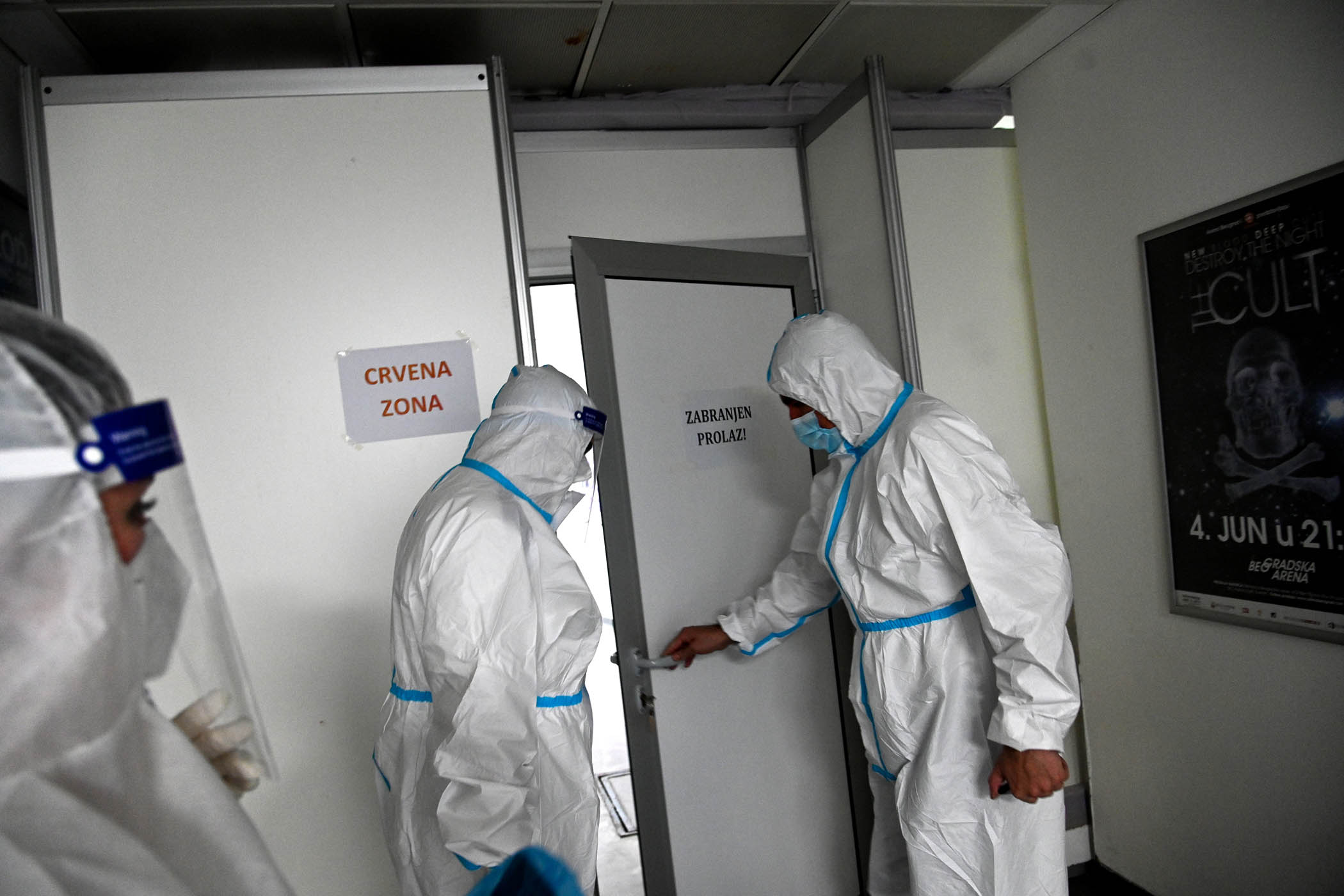 Beograd 18. novembar 2020. Privremena Kovid bolnica Stark arena koronavirus medicinsko osoblje Foto:Nova.rs