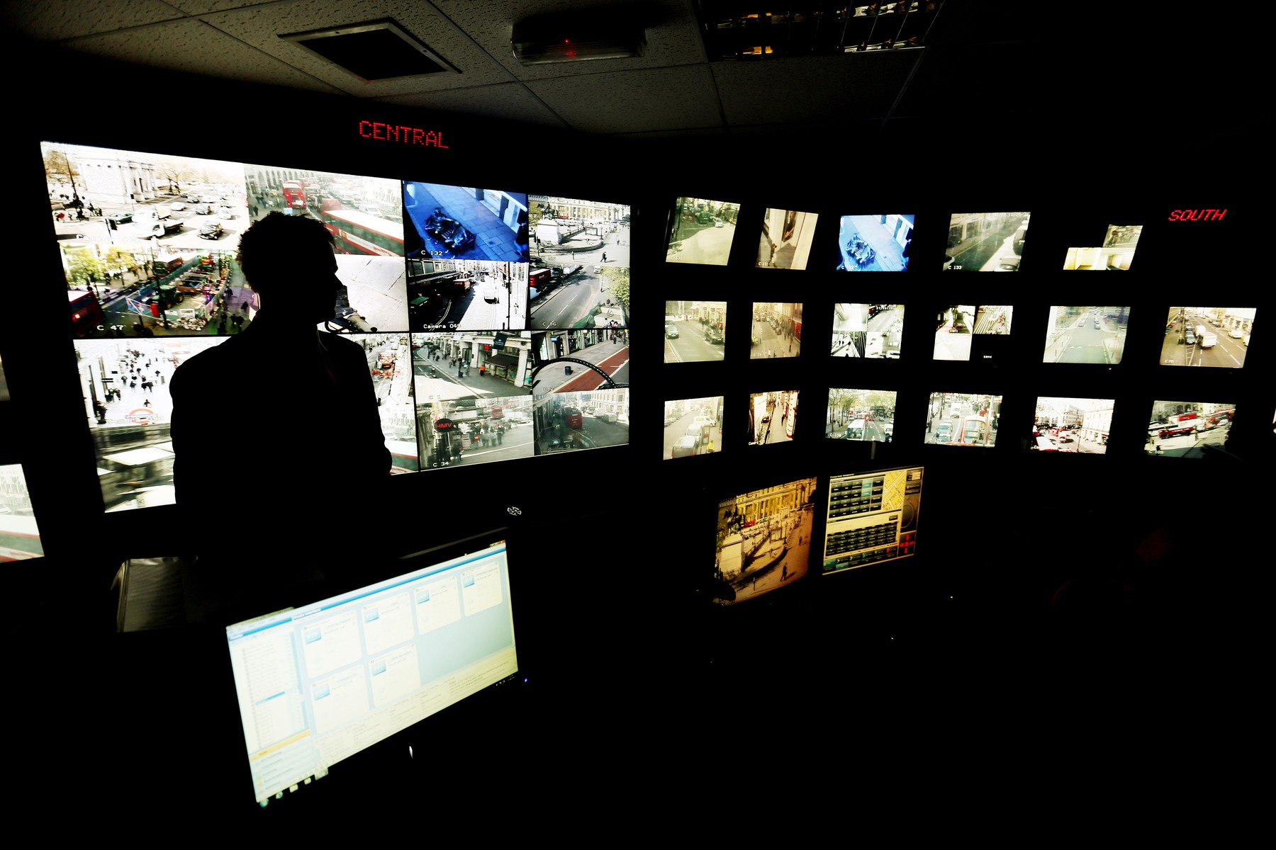 CCTV control room London