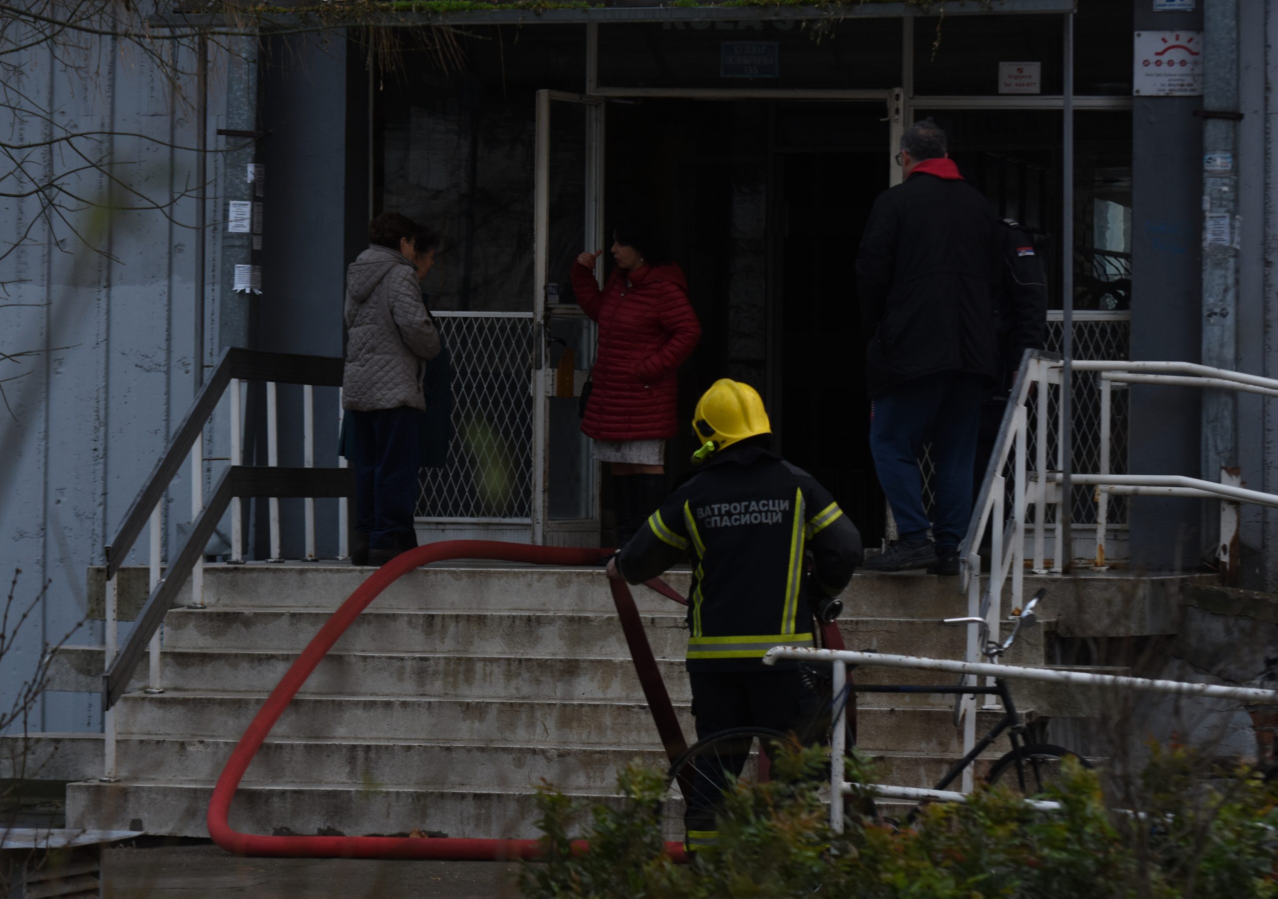 Novi Sad 10.12.2020. Pozar u Novom Sadu