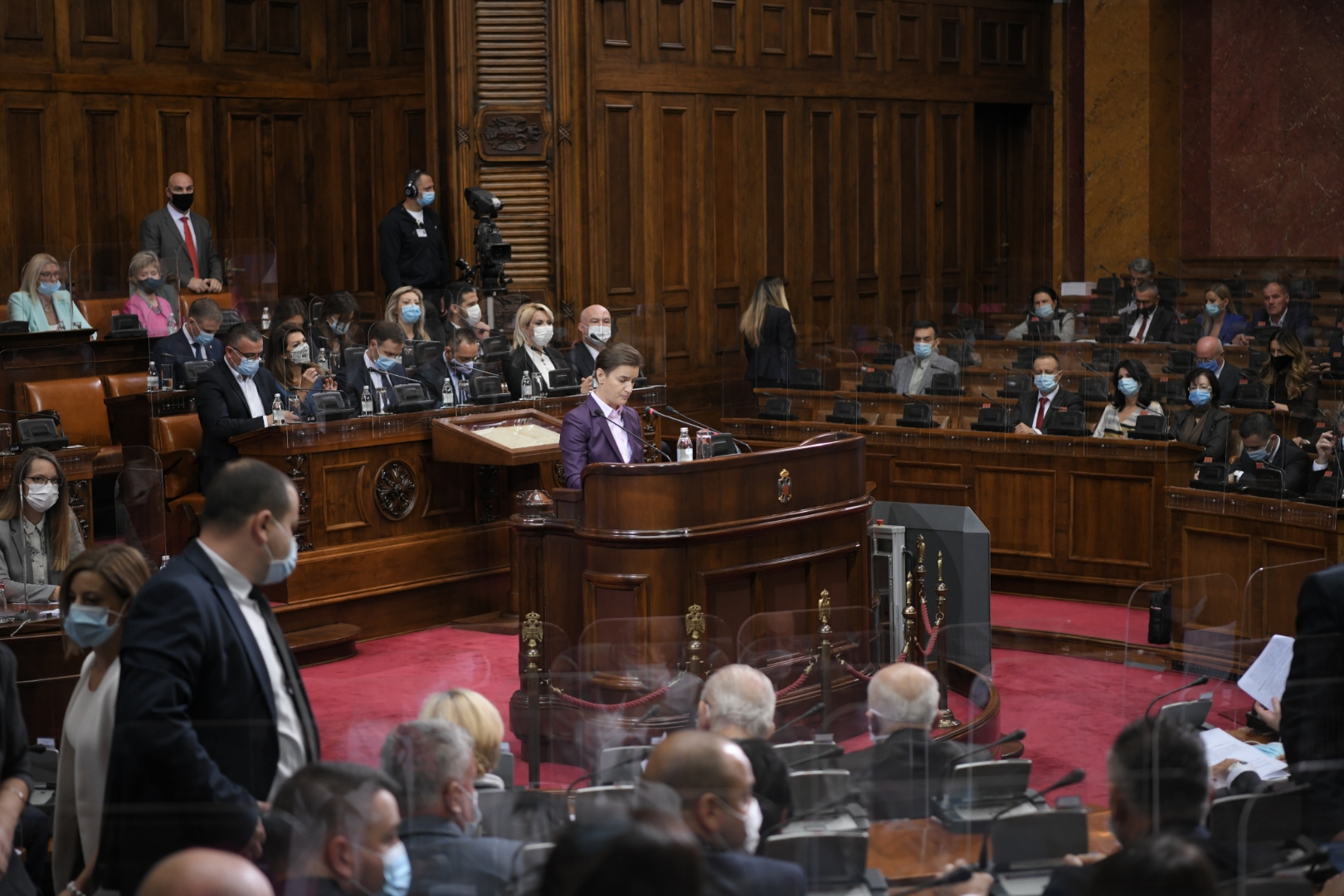 Beograd 28.10.2020. Ana Brnabić Skupština Srbije, poslanici, početak sednice Foto: Dragan Mujan/Nova.rs