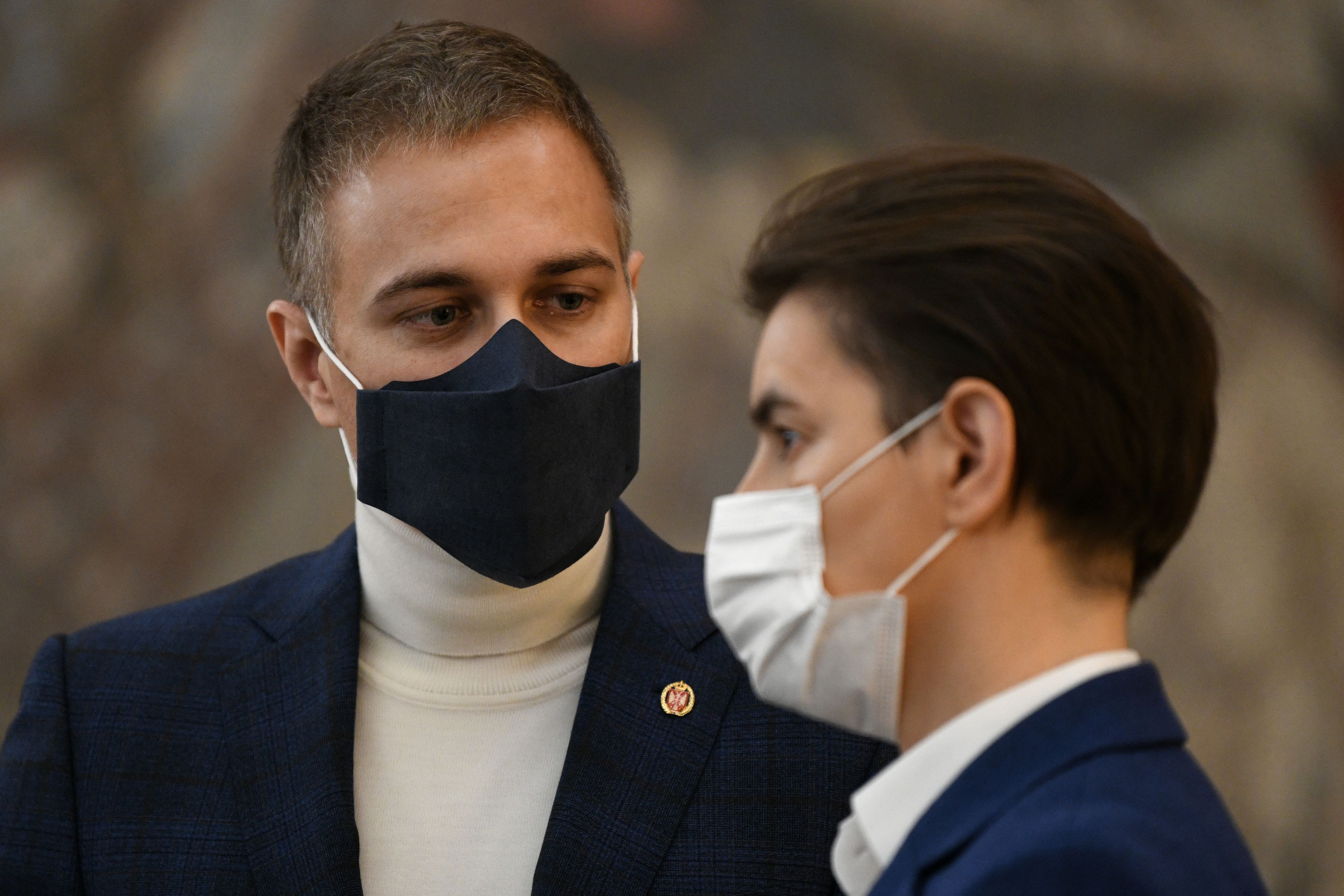 Beograd, 30.11.2020. Krizni štab, Nebojša Stefanović, Ana Brnabić Foto: Filip Krainčanić/Nova.rs