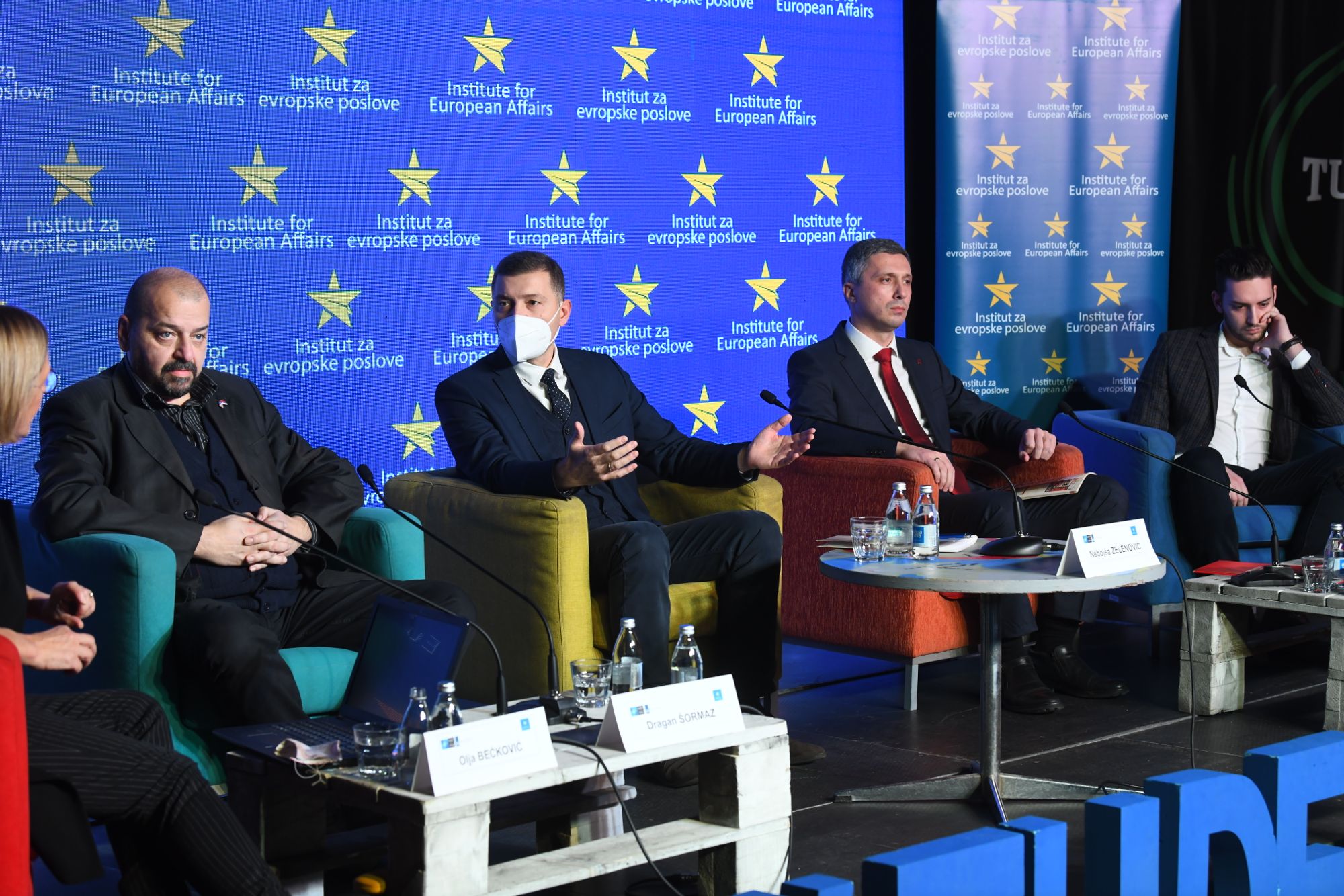 Dragan Šormaz, Nebojša Zelenović, Boško Obradović, Pavle Grbović
Beograd, 10.12.2020. Dorcol platz Debata Nato - Srbija,....Foto: Goran Srdanov/Nova.rs