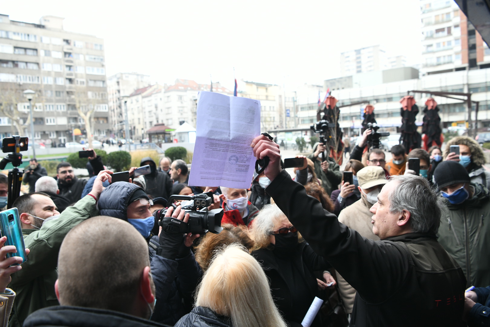 Beograd 15.12.2020. Bitka za Košutnjak, protest, konferencija za novinare, kzn, kzš Foto: Vesna Lalić/Nova.rs