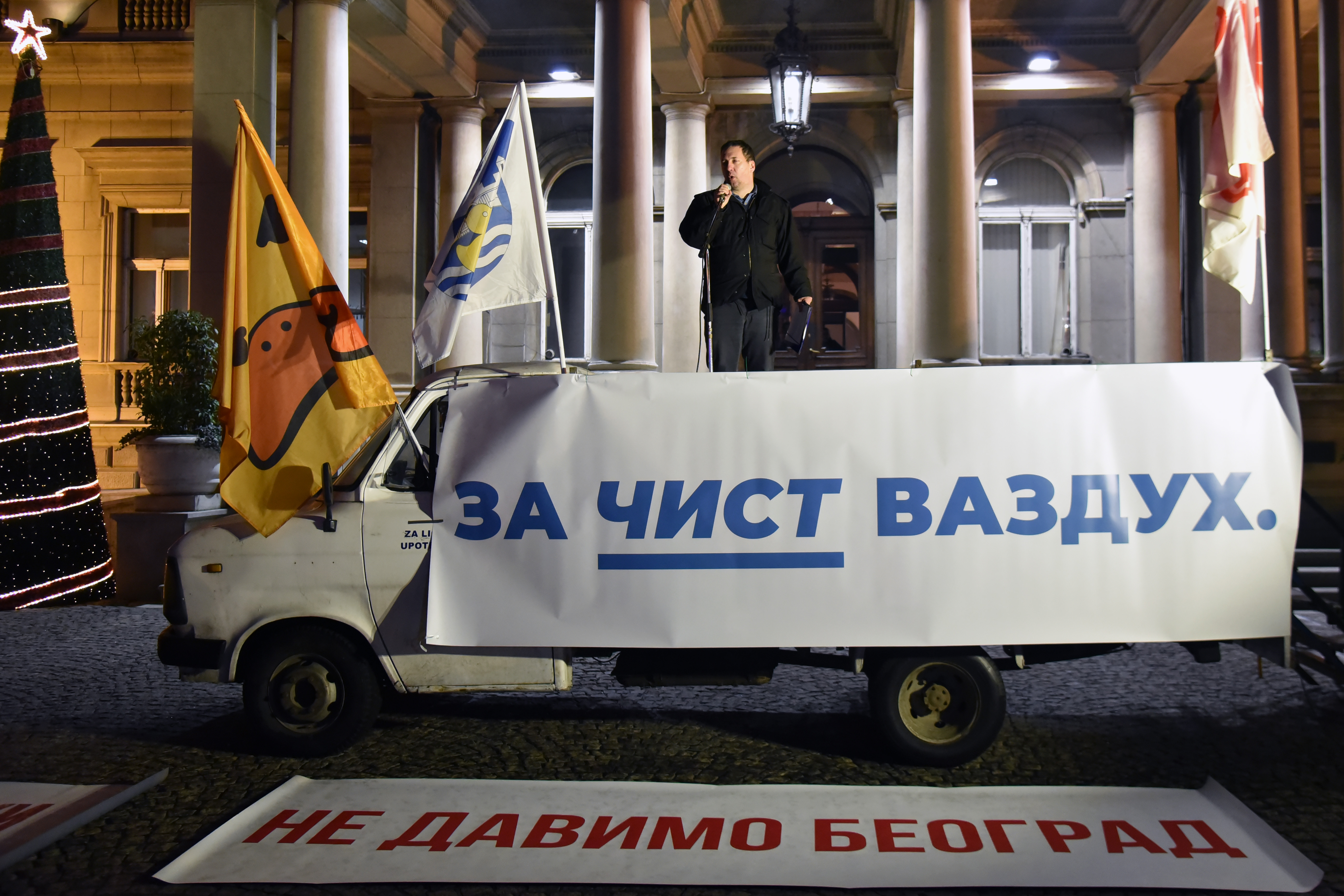 Beograd 17.01.2020. Protest protiv zagađenje vazduha, protest za čist vazduh, inicijativa Ne davimo Beograd Foto: Nemanja Jovanović/Nova.rs