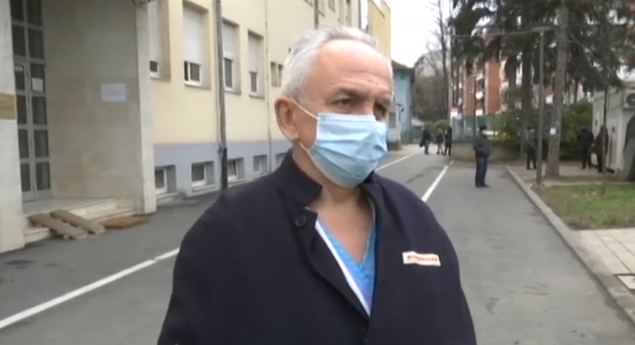 dr Milan Parezanović, načelnik Infektivnog odeljenja Opšte bolnice Studenica, Kraljevo Foto: Printscreen/RTS