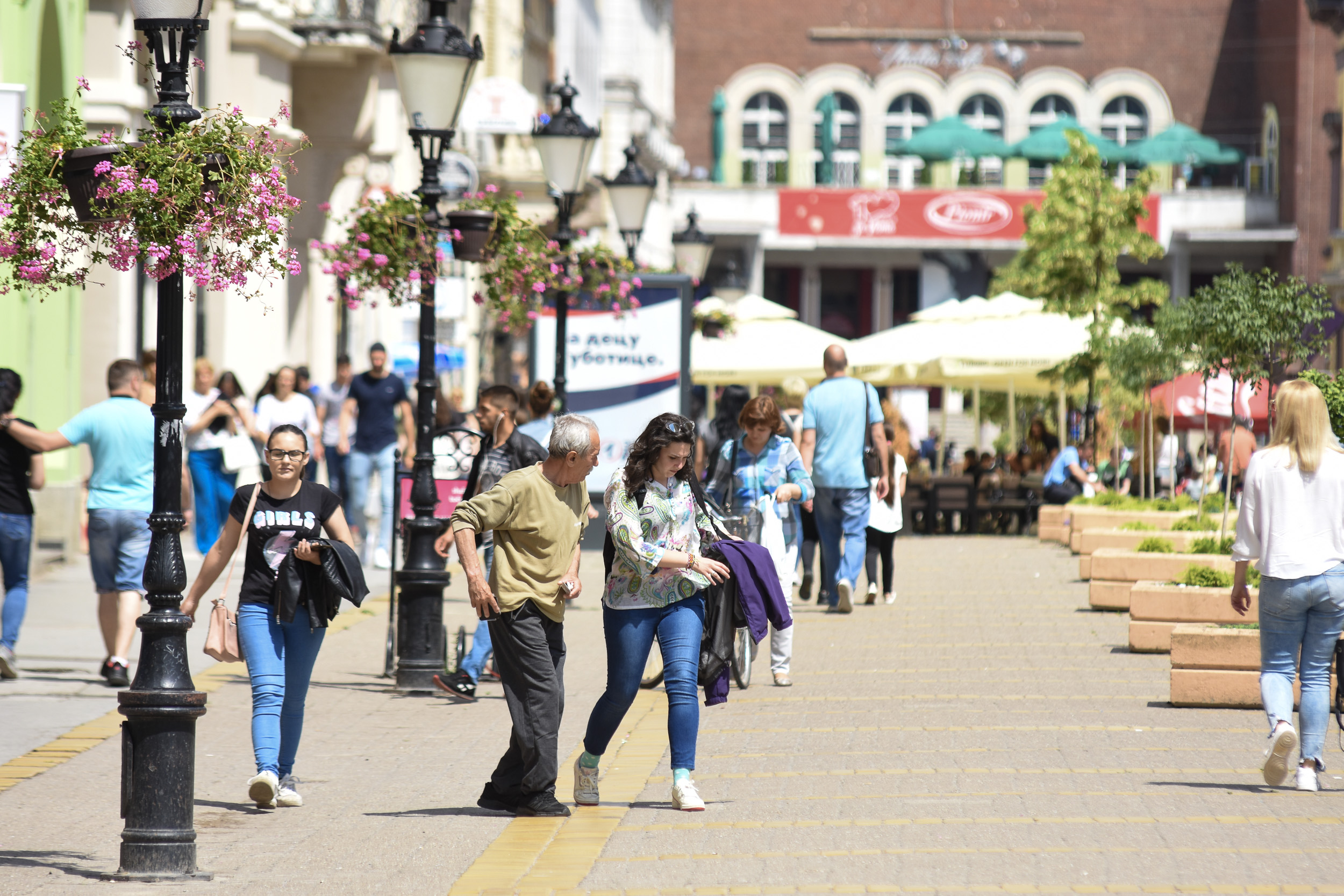 Subotica 10.06.2020. Centar, ljudi, grad, ilustracija Foto: Nova. rs
