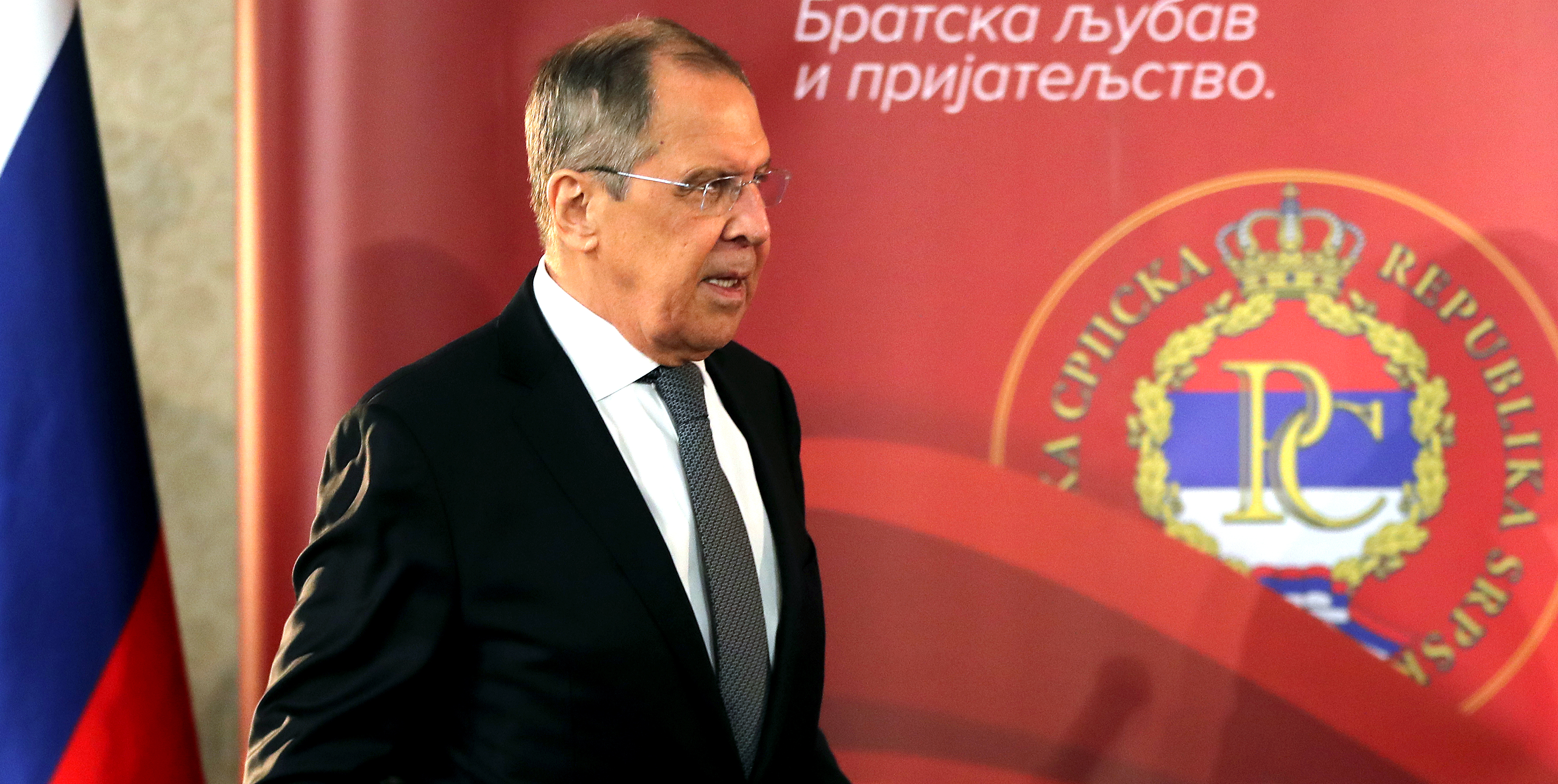 Russian Foreign Minister Lavrov in Sarajevo