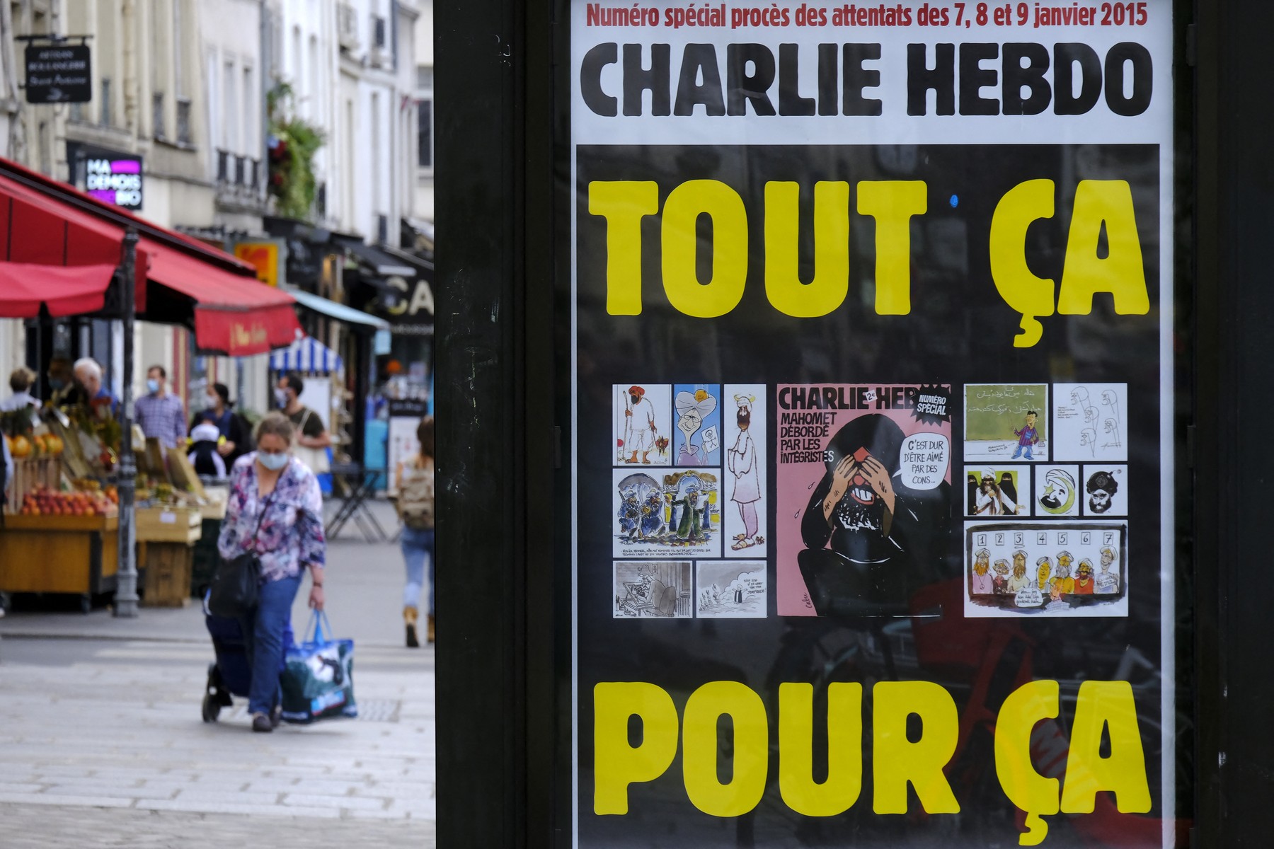 Šarli Ebdo, Cover Of The Charlie Hebdo Issue 02 September 2020 - Paris