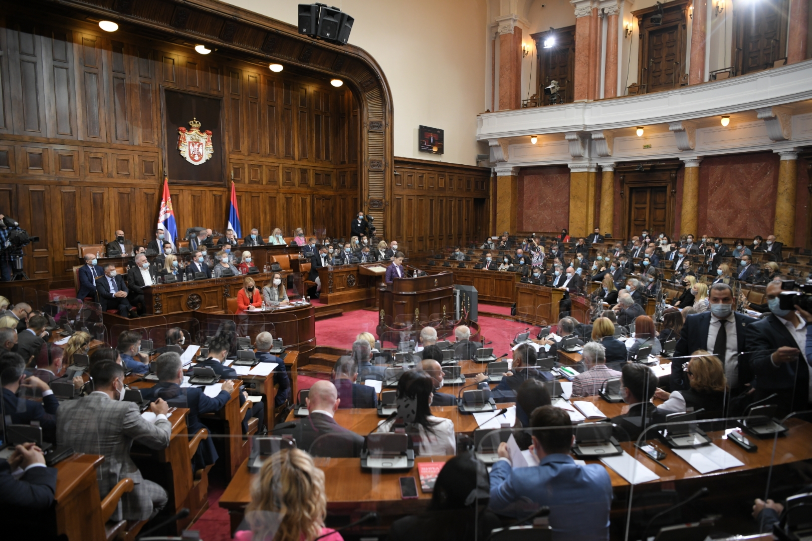 Beograd 28.10.2020. Ana Brnabić Skupština Srbije, poslanici, početak sednice Foto: Dragan Mujan/Nova.rs