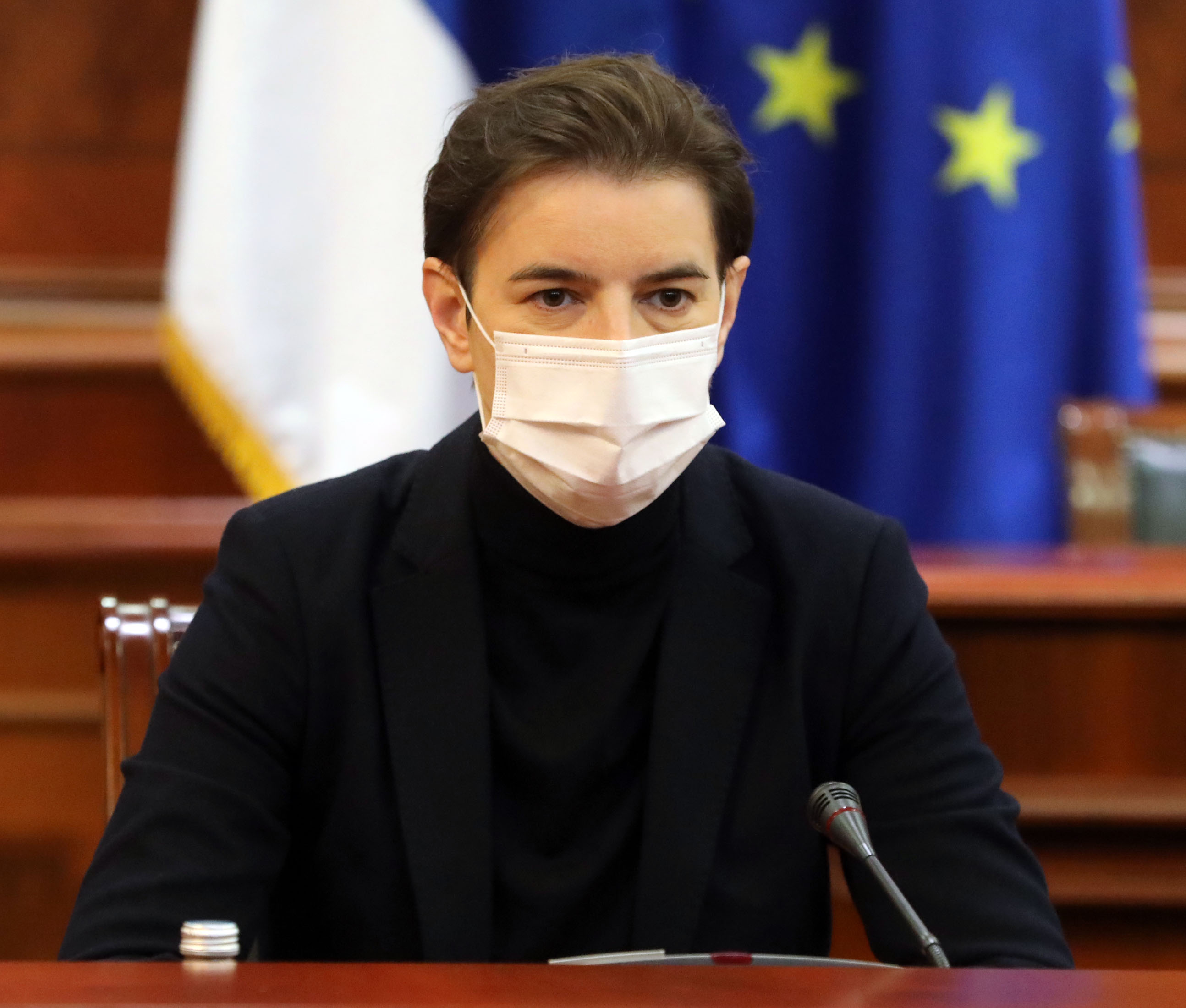 Beograd, 15. decembra 2020 - Predsednica Vlade Republike Srbije Ana Brnabic primila je ambasadorku Portugala u Srbiji Mariju da Silva Pinu. TANJUG/ VLADA RS/ SLOBODAN MILJEVIC/ mn