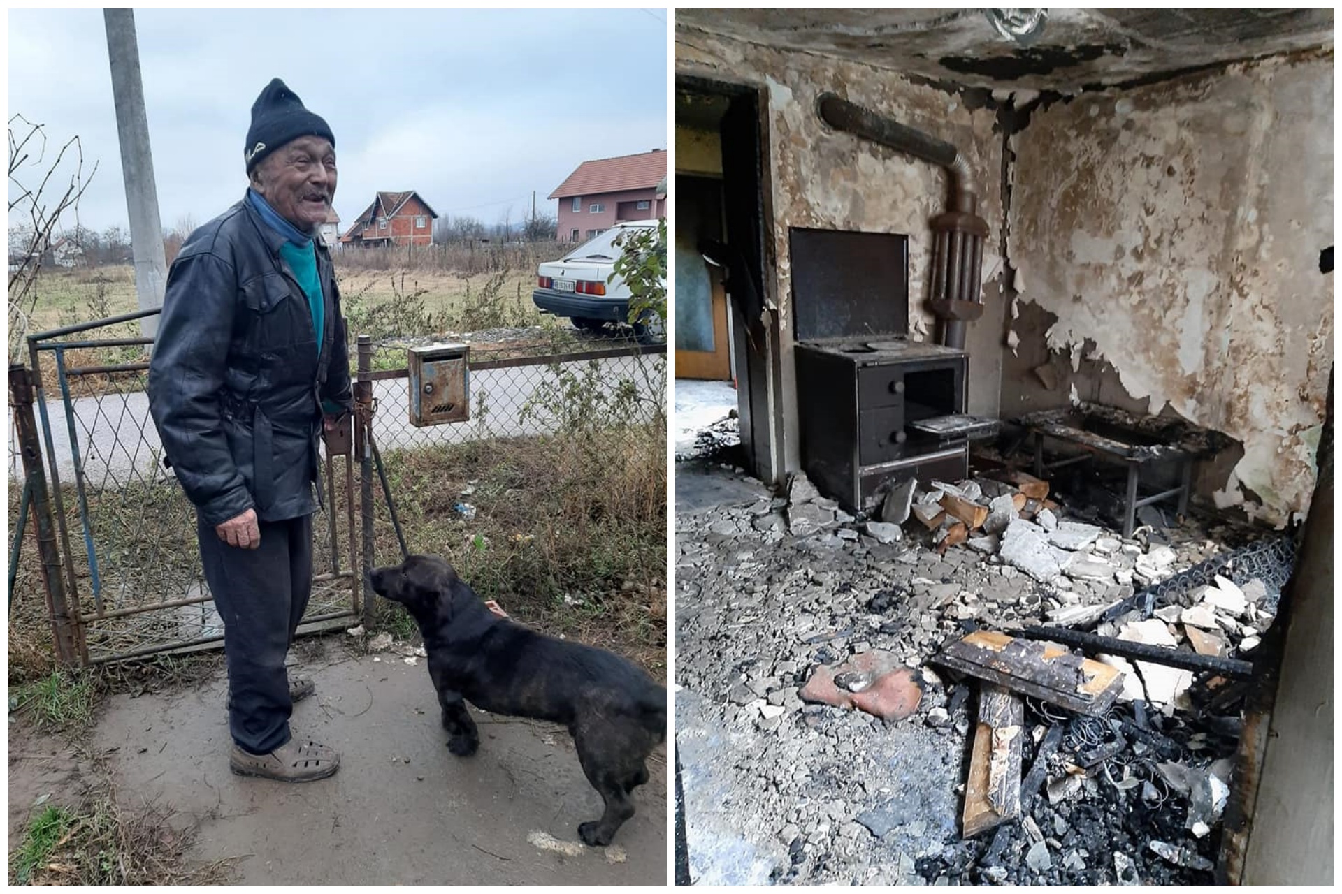Aleksandar Ivanovic Danda iz Novog Sela, Deka, izgorela kuća, požar