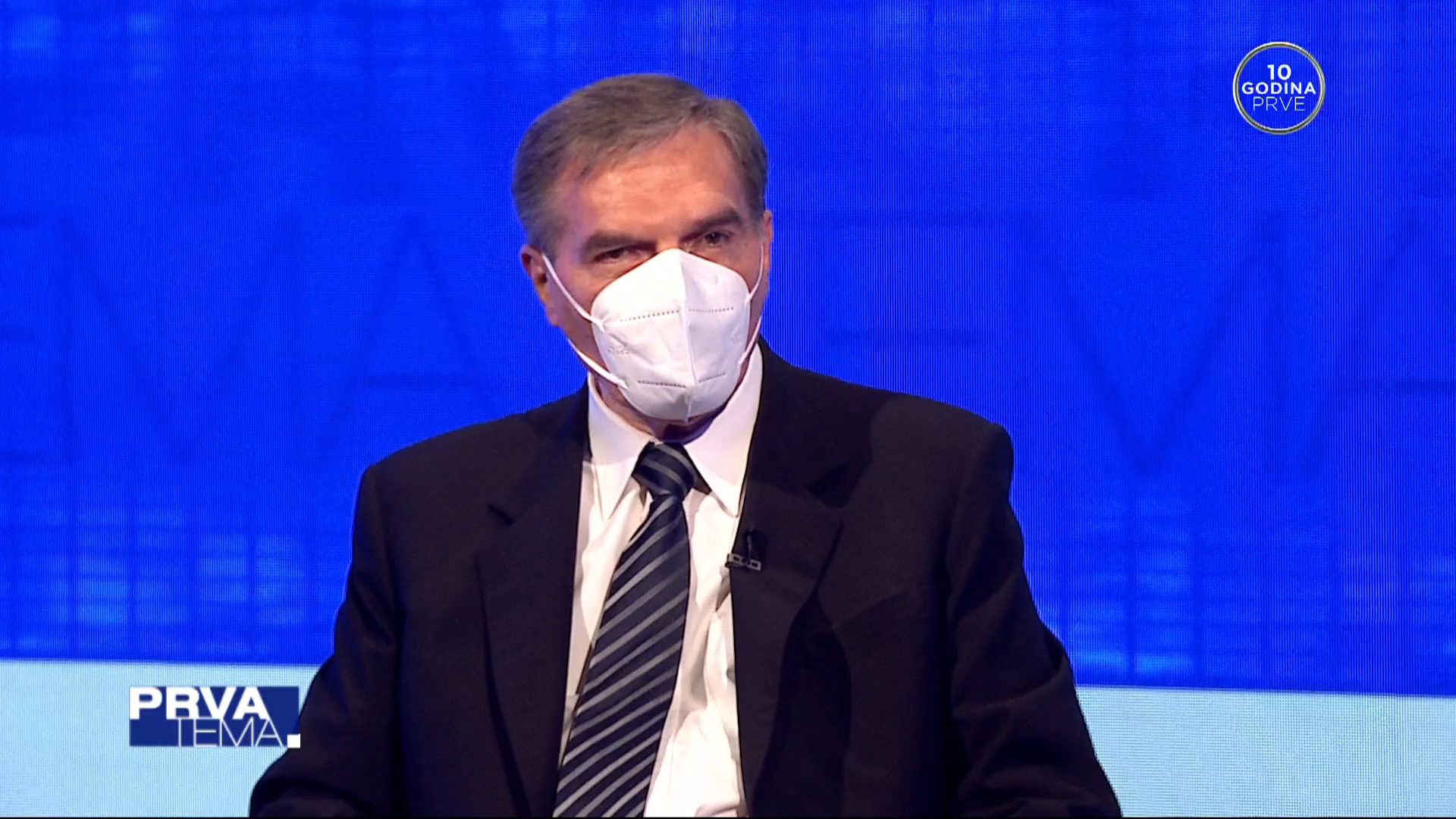 Ivo Visković, emisija Prva tema Foto: Printscreen/TV PRVA