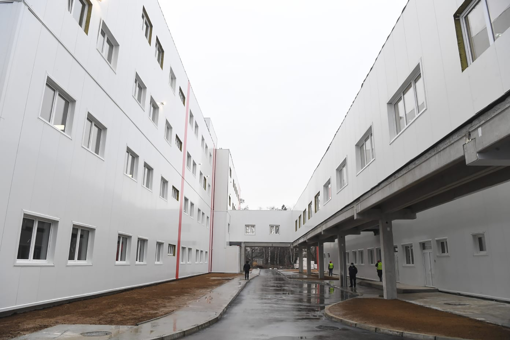 Krusevac, 20. decembra 2020.- Kovid bolnica. Predsednik Srbije Aleksandar Vucic prisustvovace danas, u 11.00, otvaranju nove kovid bolnice u Krucevcu. FOTO TANJUG/ PREDSEDNISTVO SRBIJE, fotografija niske rezolucije/ nr