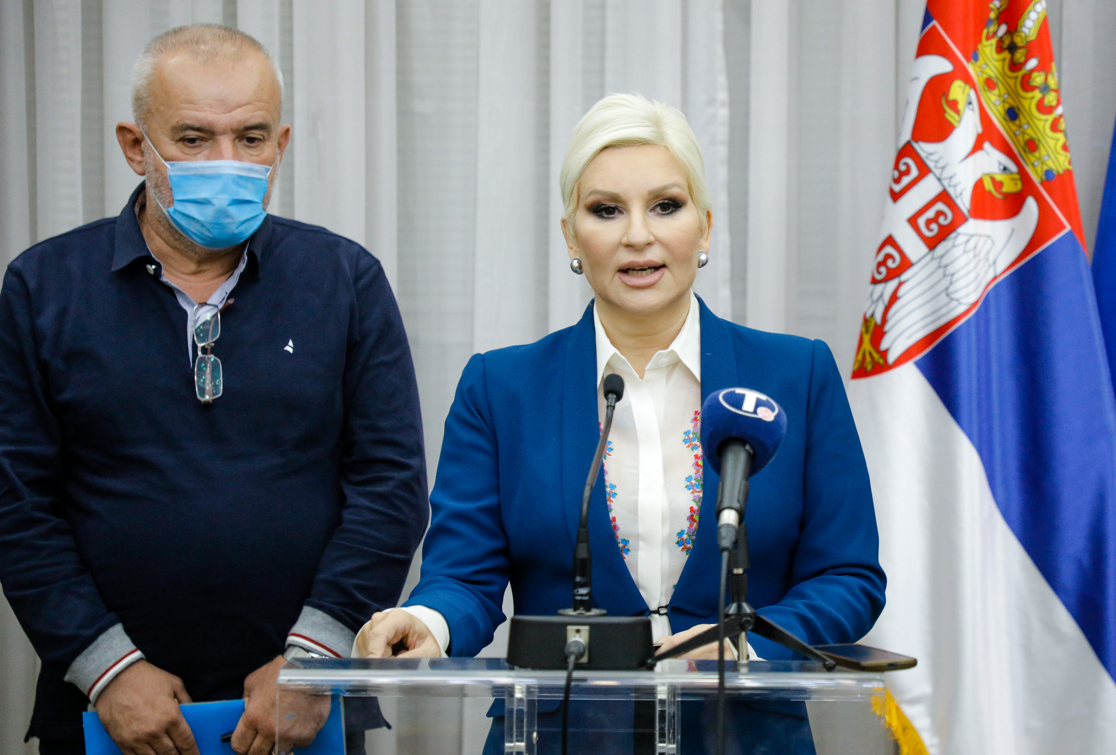 Beograd, 20. novembra 2020 - Ministarka rudarstva i energetike Zorana Mihajlovic sastala se sa predstavnicima sindikata EPS-a. TANJUG/ MRE/ ZORAN PETROVIC/ mn