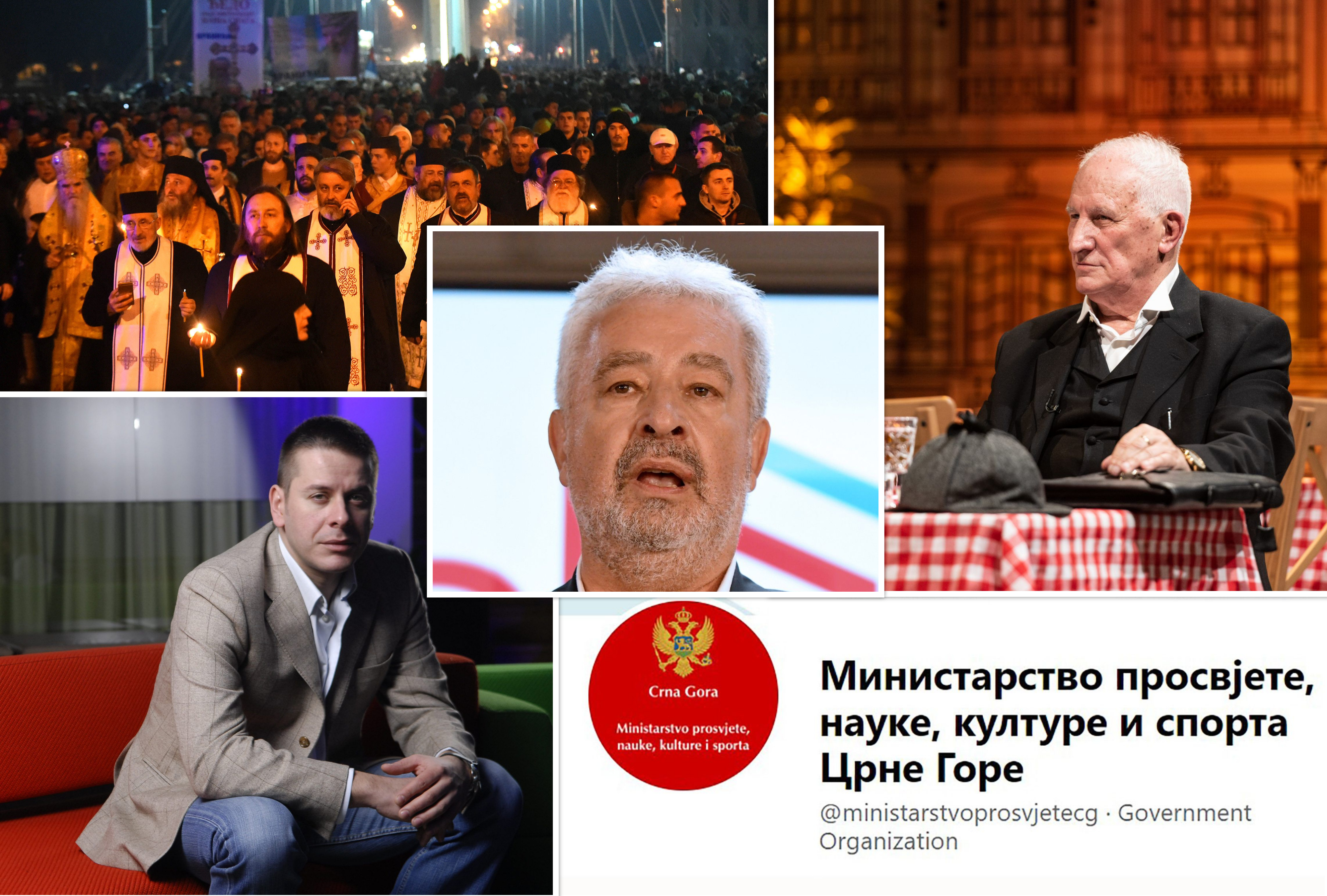 Kolaz Crna Gora, Litije, Matija Beckovic, Vlado Georgiev, Krivokapic kombo