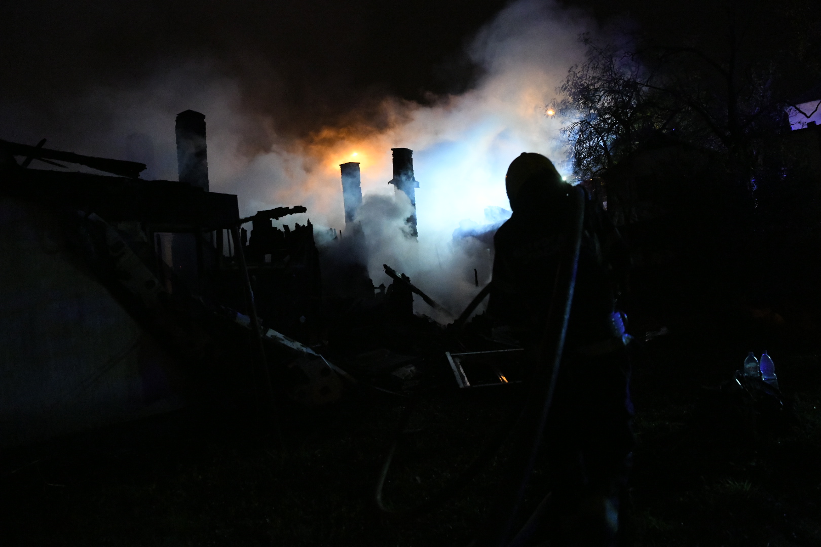 Beograd 04. novembar 2020. Vinca pozar vatrogasci Foto:Vesna Lalić/Nova.rs