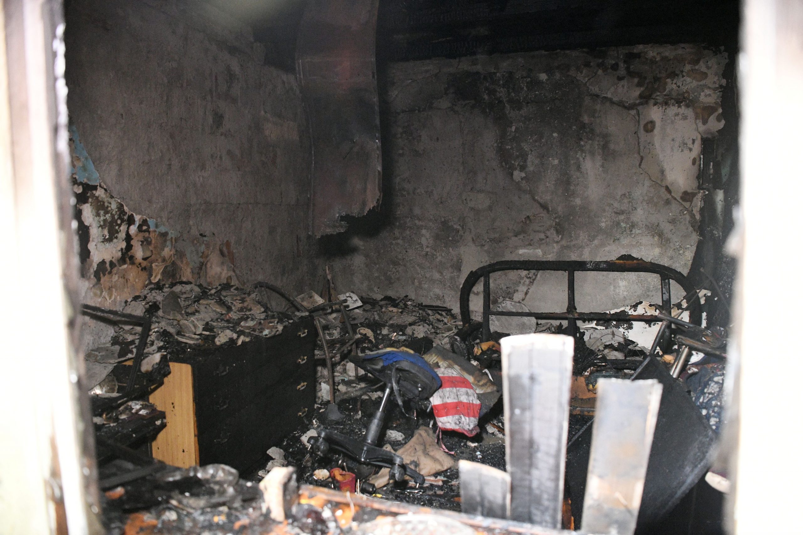 Beograd 22. decambar 2020. Romsko naselje kod Pancevackog mosta, pozar Ulica Vuka Vracevica Foto:Filip Krainčanić/Nova.rs