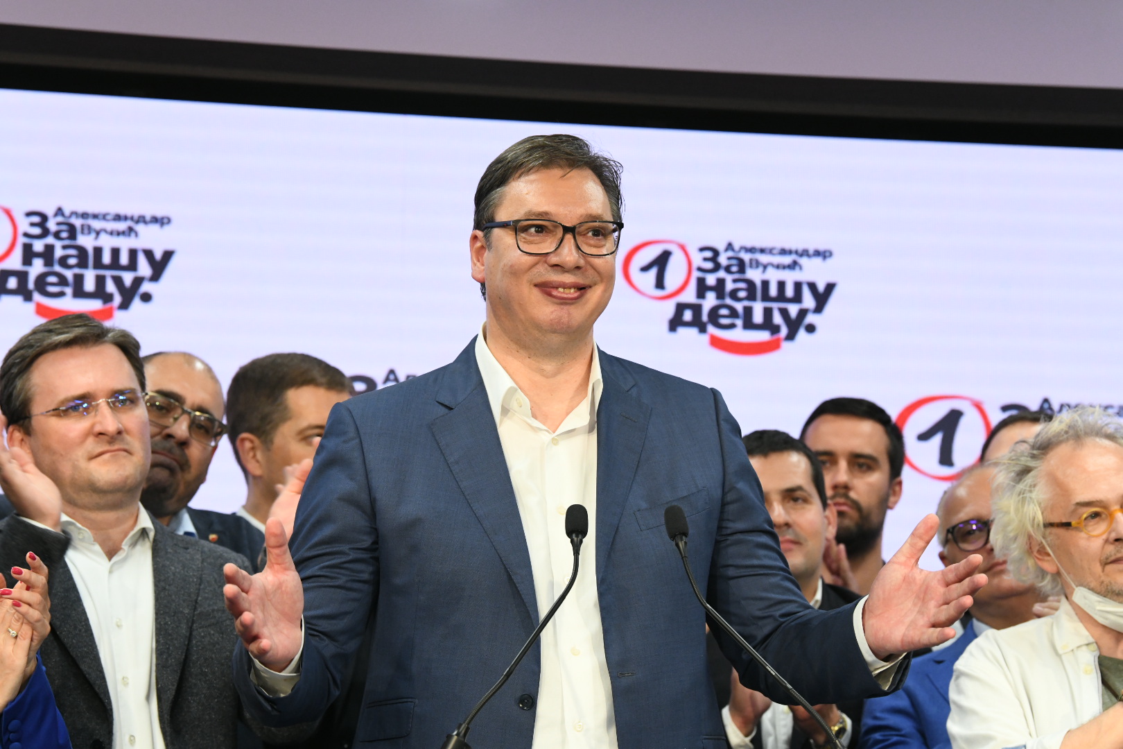 Beograd 21.06.2020.Aleksandar Vučić, SNS, Srpska napredna stranka, Izborni štab, Izbori2020 Foto: Vesna Lalić/Nova.rs