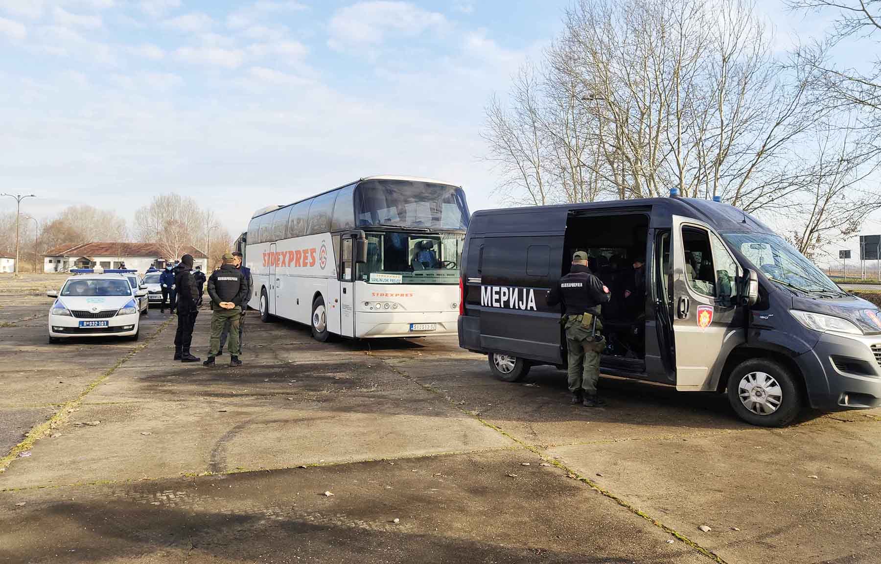 Iregulari migranti, policija, Kikinda, zandarmerija, ilegalni migranti